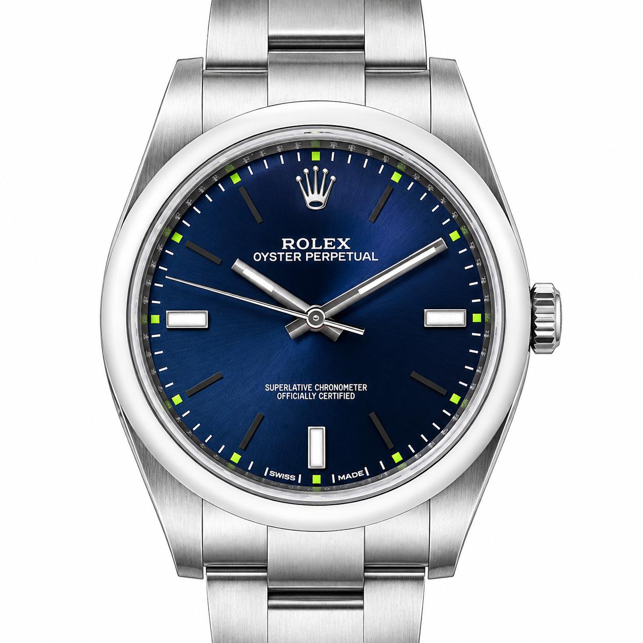 Rolex Oyster Perpetual 39mm Stainless Steel Automatic Men's Watch 114300