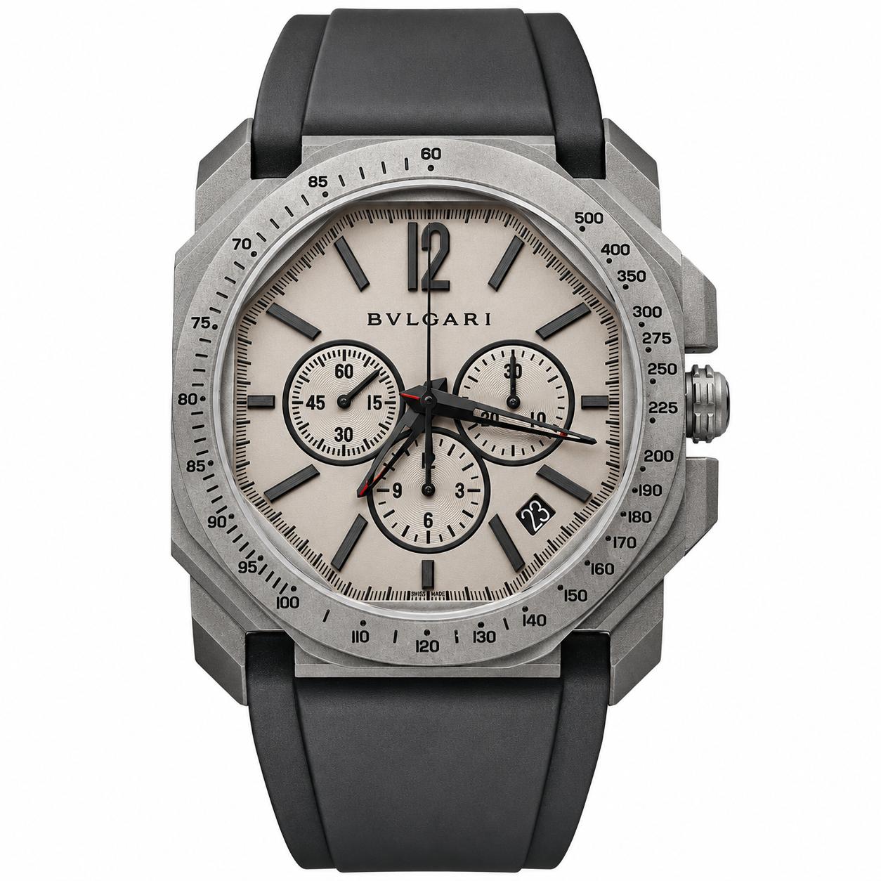 Bvlgari Bulgari Octo Velocissimo Chronograph Automatic Titanium Watch BGO 41 TCH