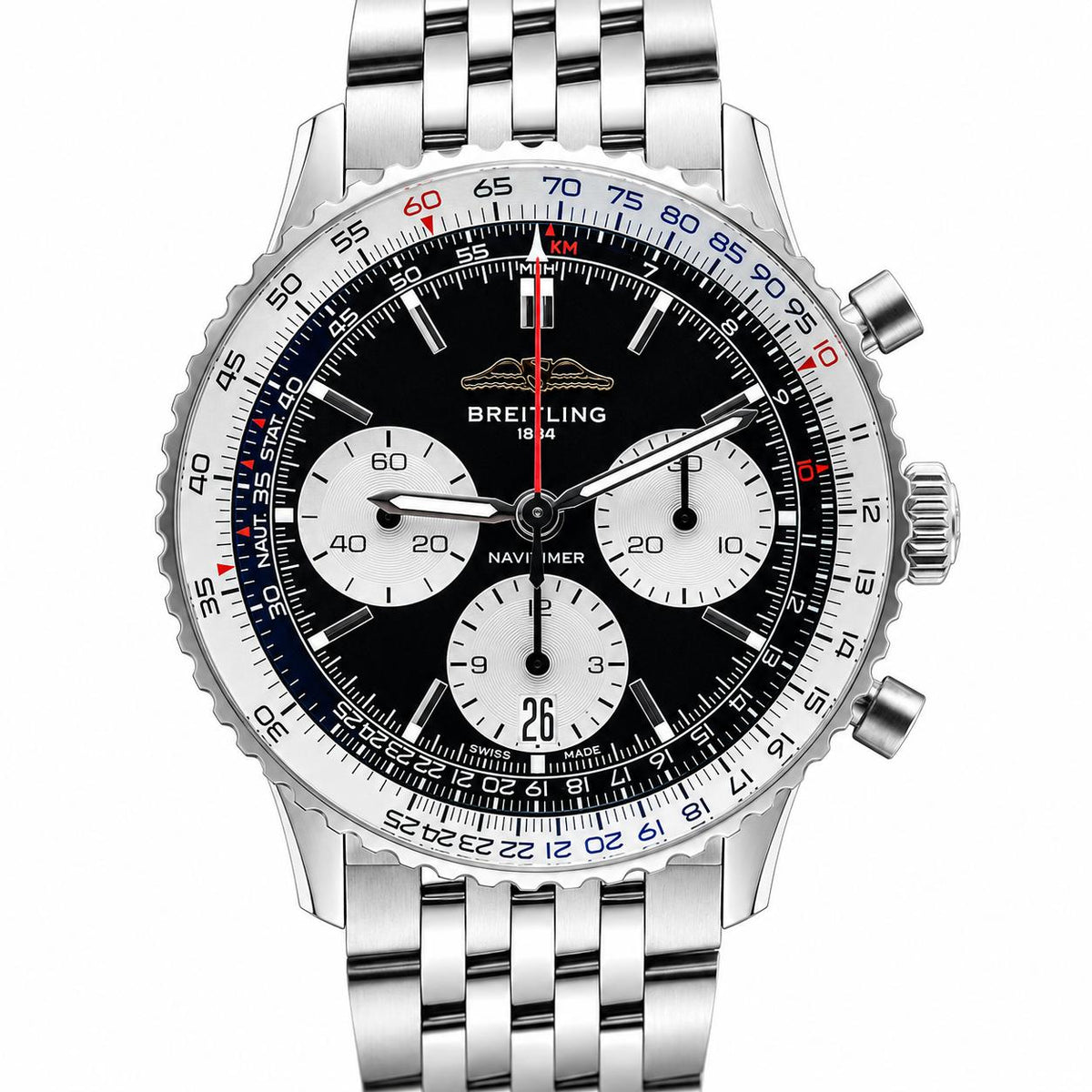 Breitling Navitimer B01 Chronograph 41 Steel Automatic Watch AB0139