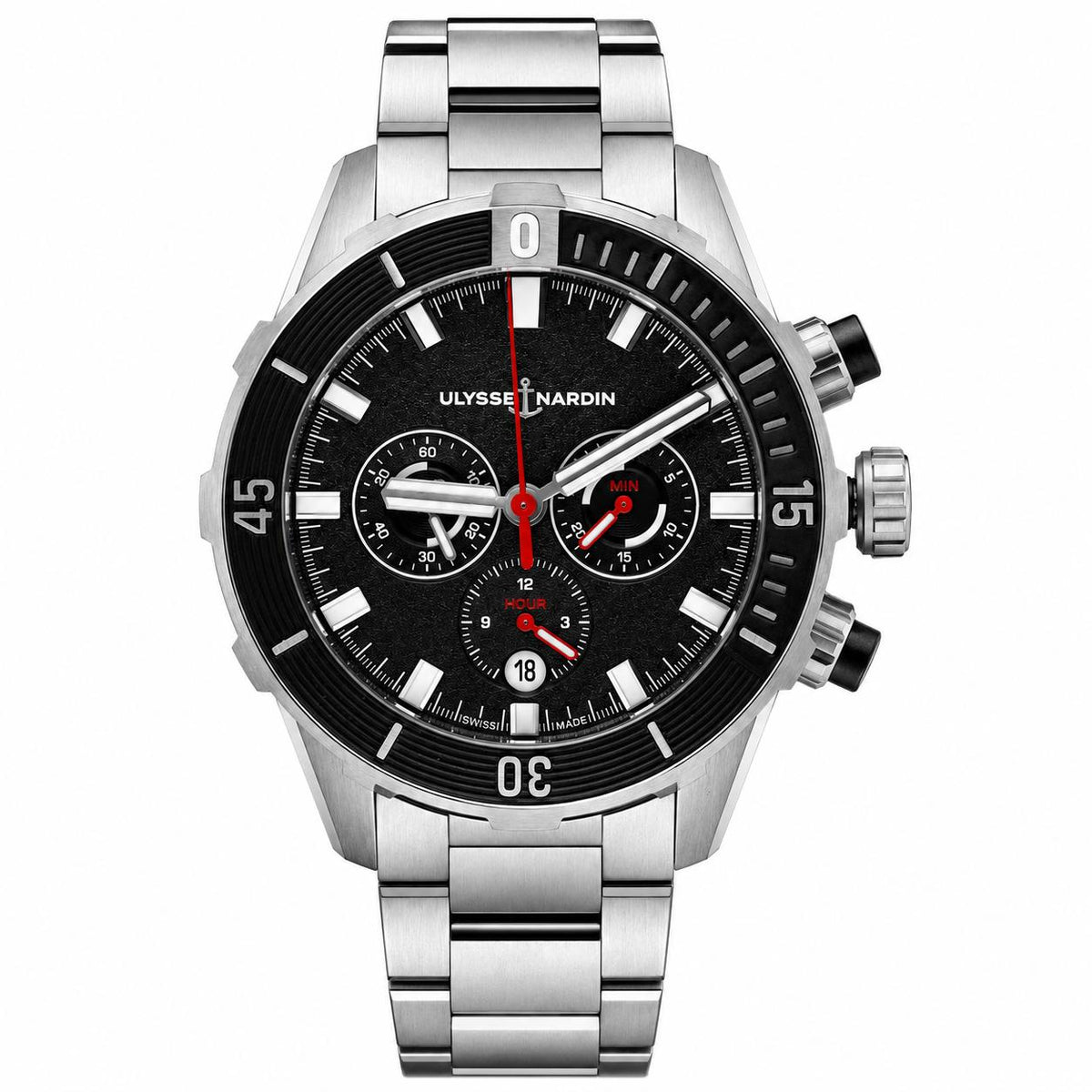 Ulysse Nardin Diver Chronograph 44mm Titanium Automatic Watch 1503-170/92