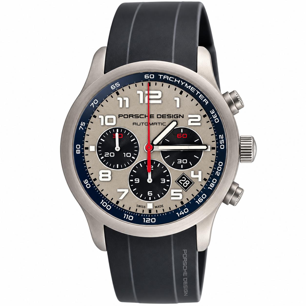 Porsche Design Dashboard Titanium Rubber Band Automatic Watch 6612.10/1