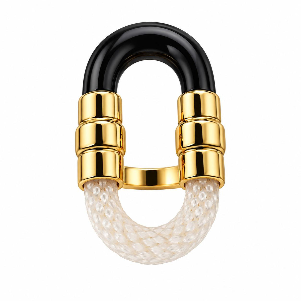 Lalique 1927 White Crystal Gold Plated Ring 10656400