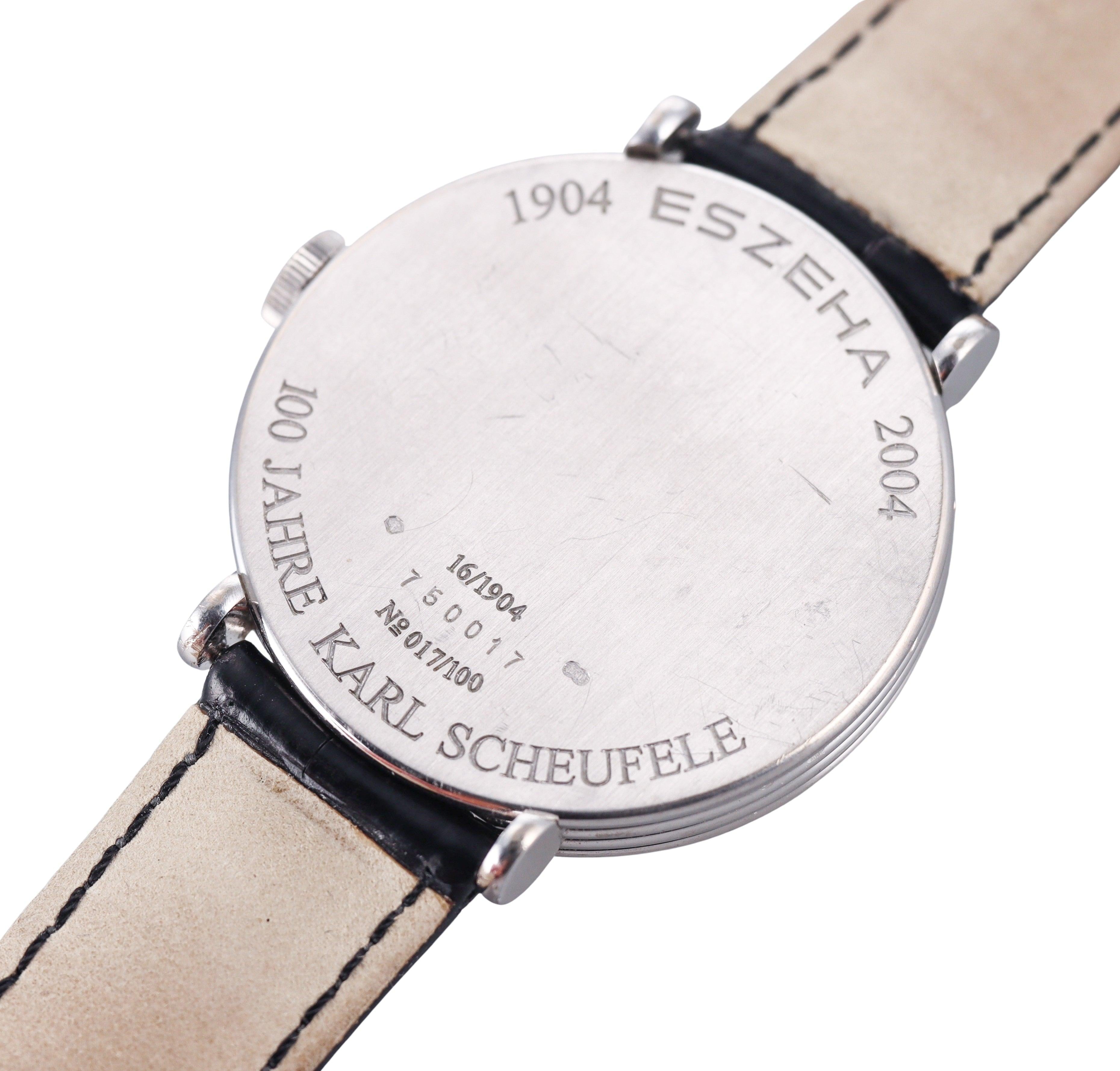 Chopard Eszeha 100 Jahre Karl Scheufele Limited Ed. White Gold Watch 16/1904