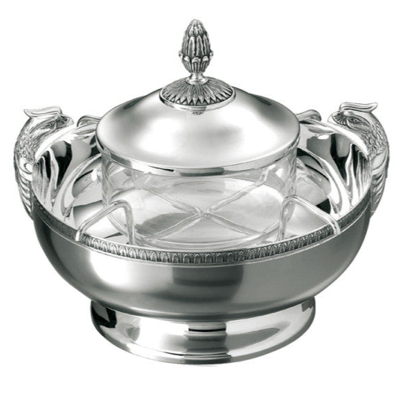 Christofle Malmaison Silver-Plated Caviar Serving Set Large
