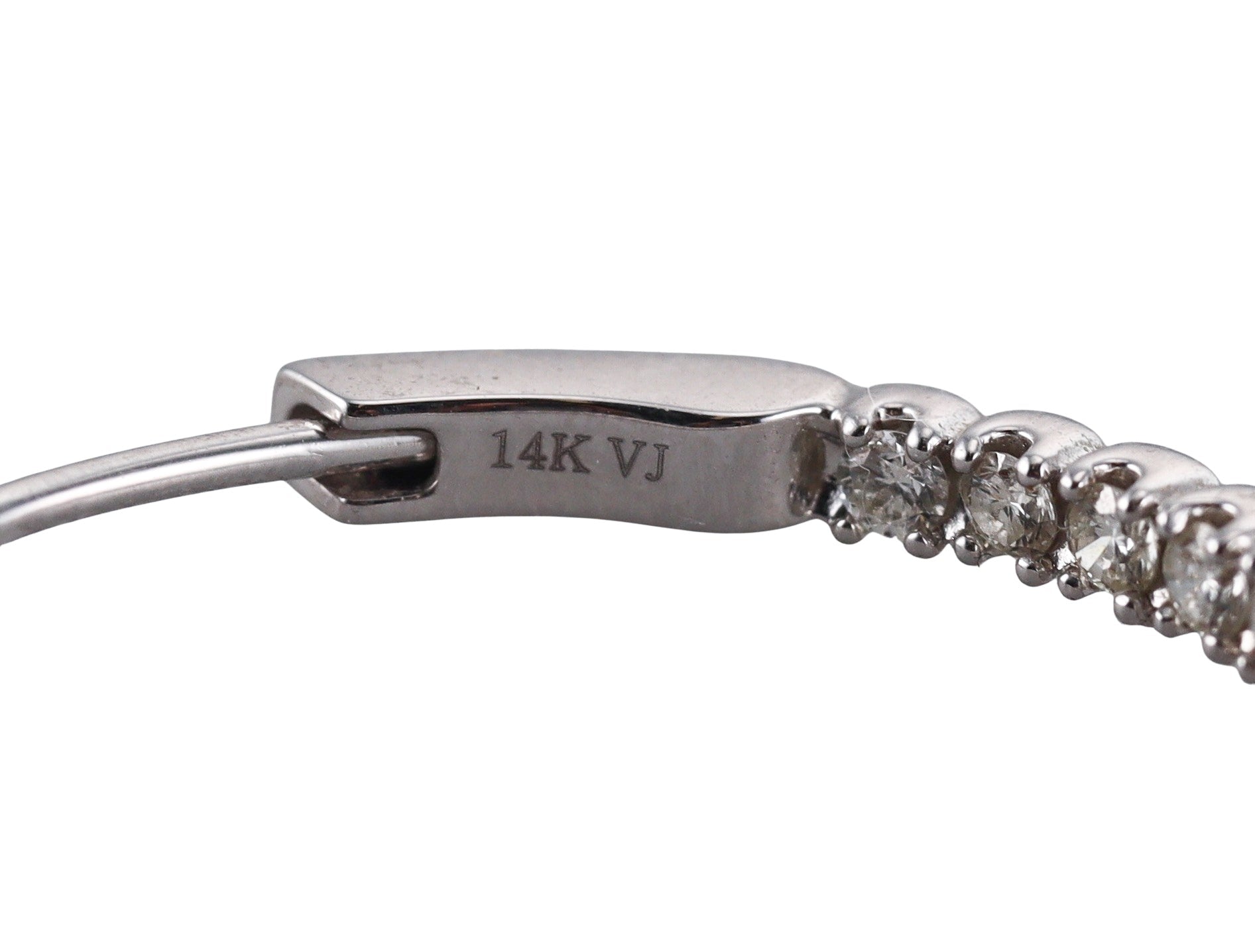 Diamond Gold Hoop Earrings