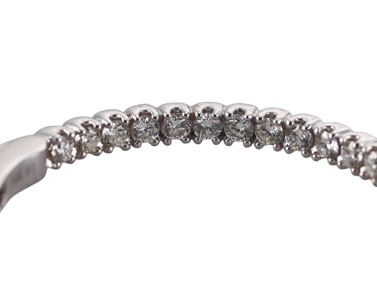 Diamond Gold Hoop Earrings