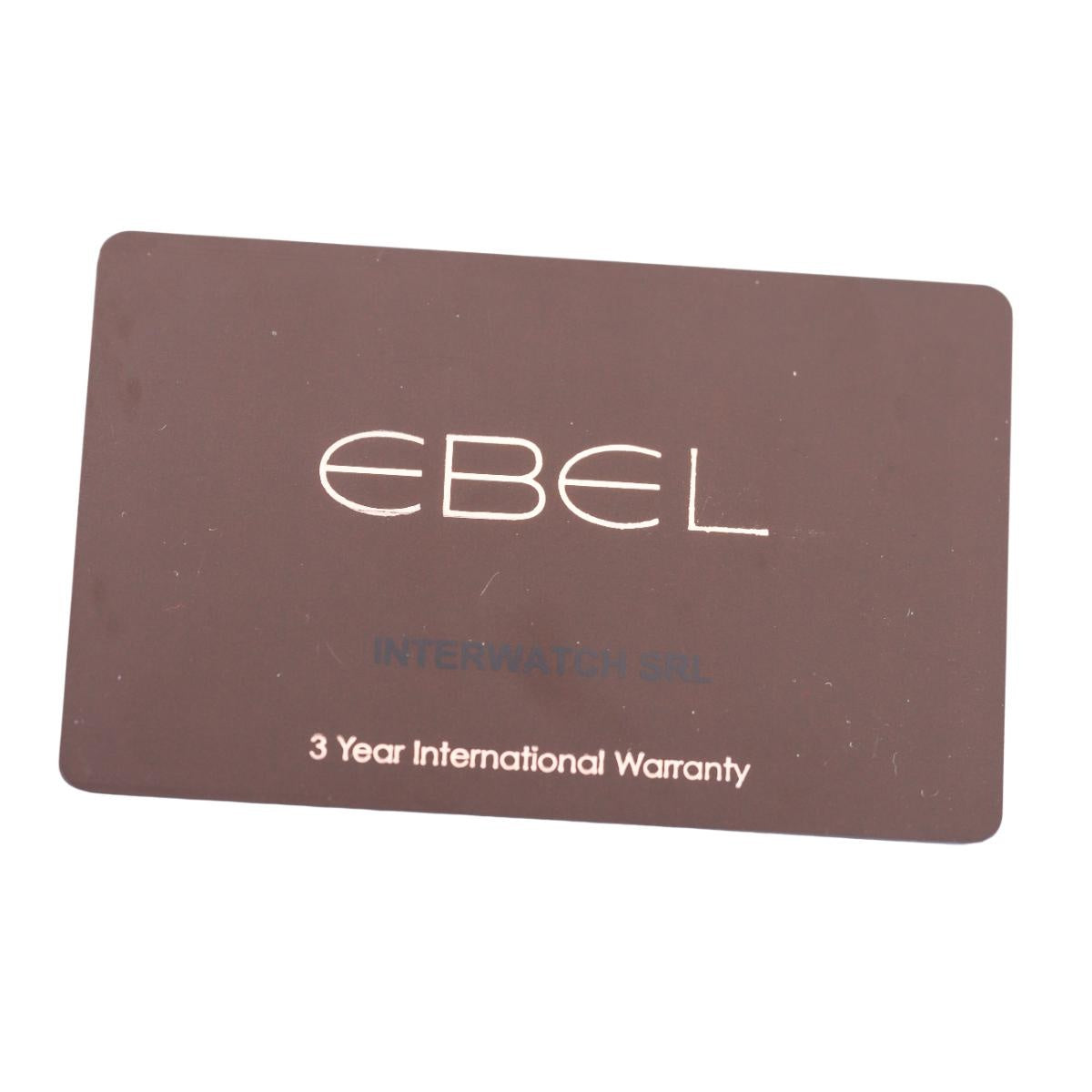 Ebel Beluga Collection Mother of Pearl Diamond Steel Lady's Watch 9256N22