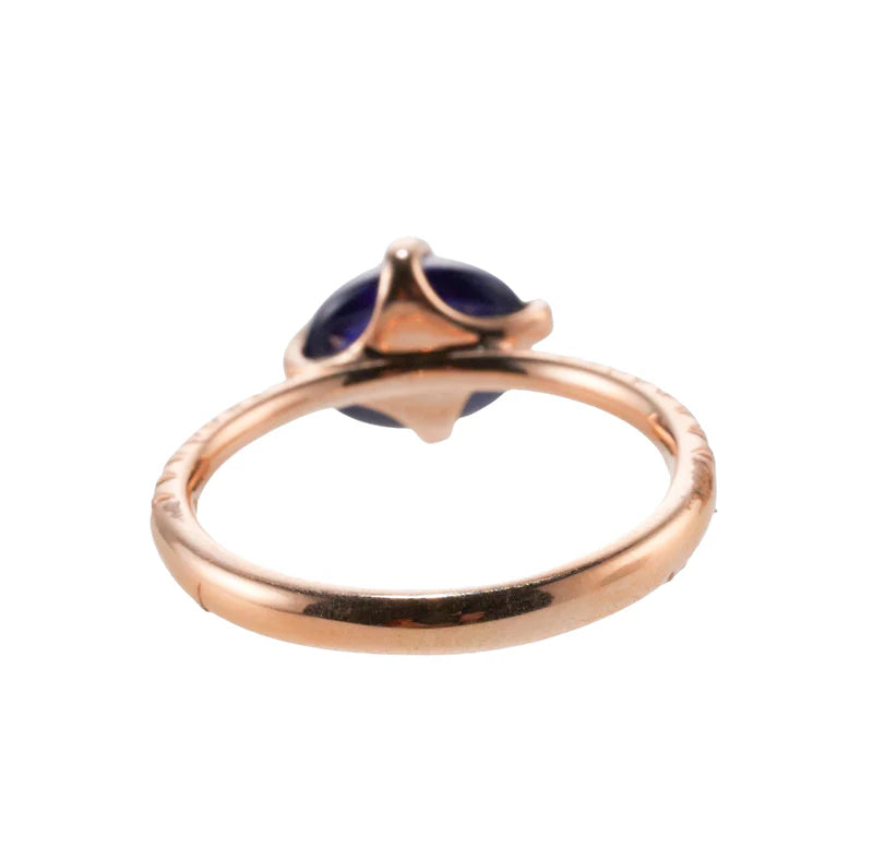 Mimi Milano Gold 1.50ct Sapphire Diamond Ring