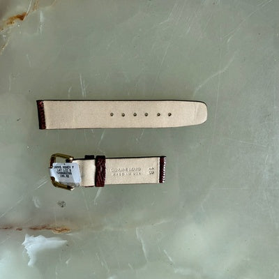 Genuine Lizard Brown Watch Strap Band 16mm with Buckle