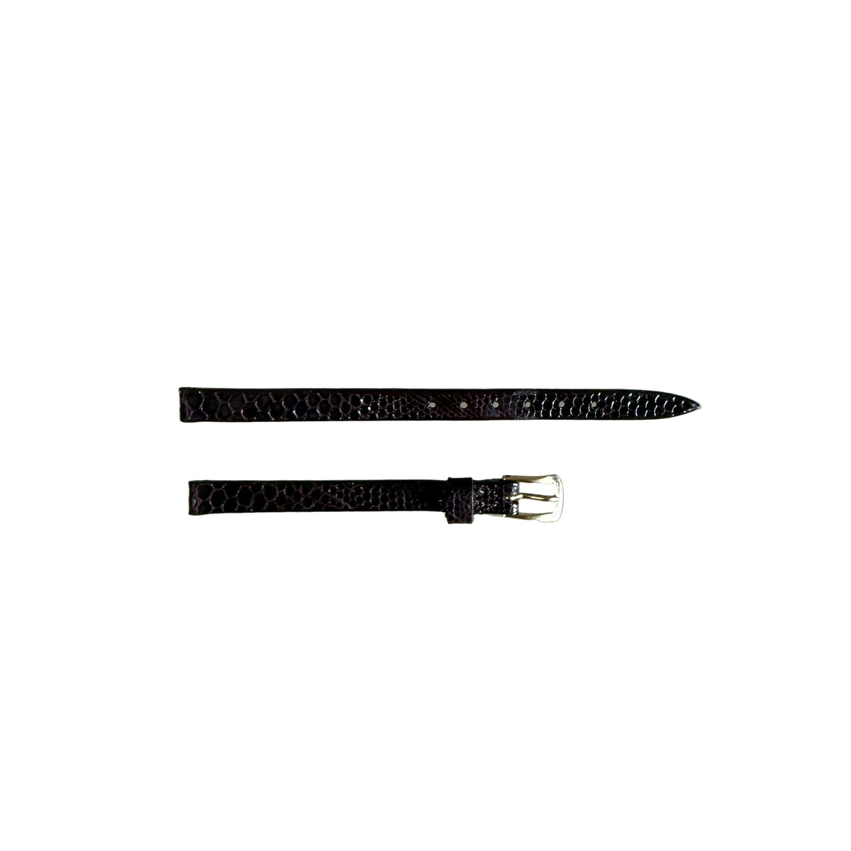 Genuine Lizard Brown Watch Strap Band 6mm w Buckle