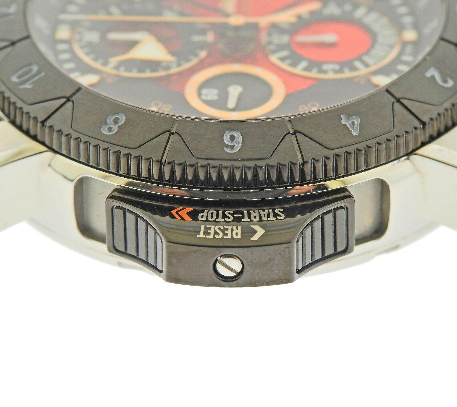 Glycine Airman Airfighter Automatic GMT Chronograph Watch 3921.16.LB96B