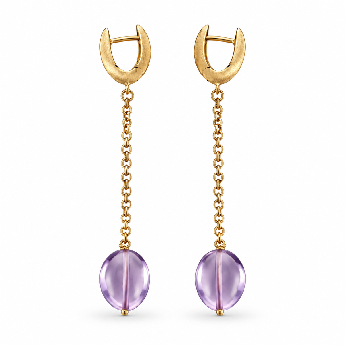 Marco Bicego Confetti 18K Gold Amethyst Earrings