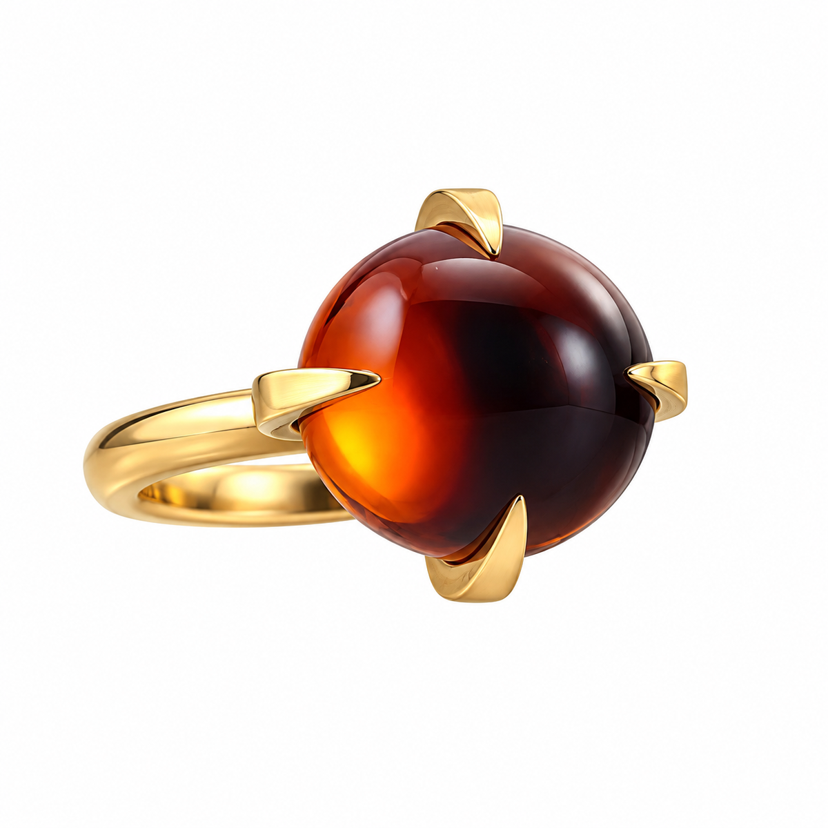 Pomellato Veleno 18K Gold Madeira Citrine Ring