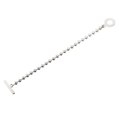 Gucci Boule Sterling Silver Chain Toggle Bracelet