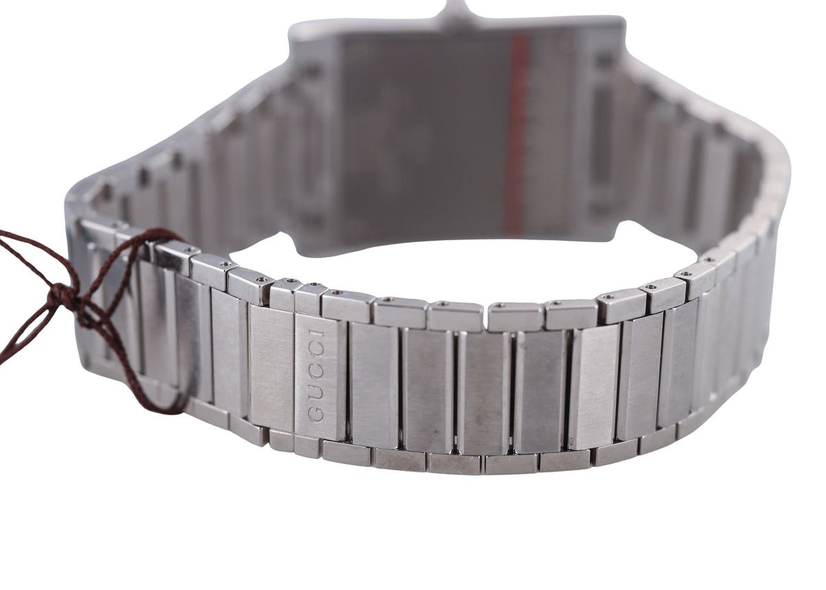 Gucci Guccio Diamond Stainless Steel Watch YA111403