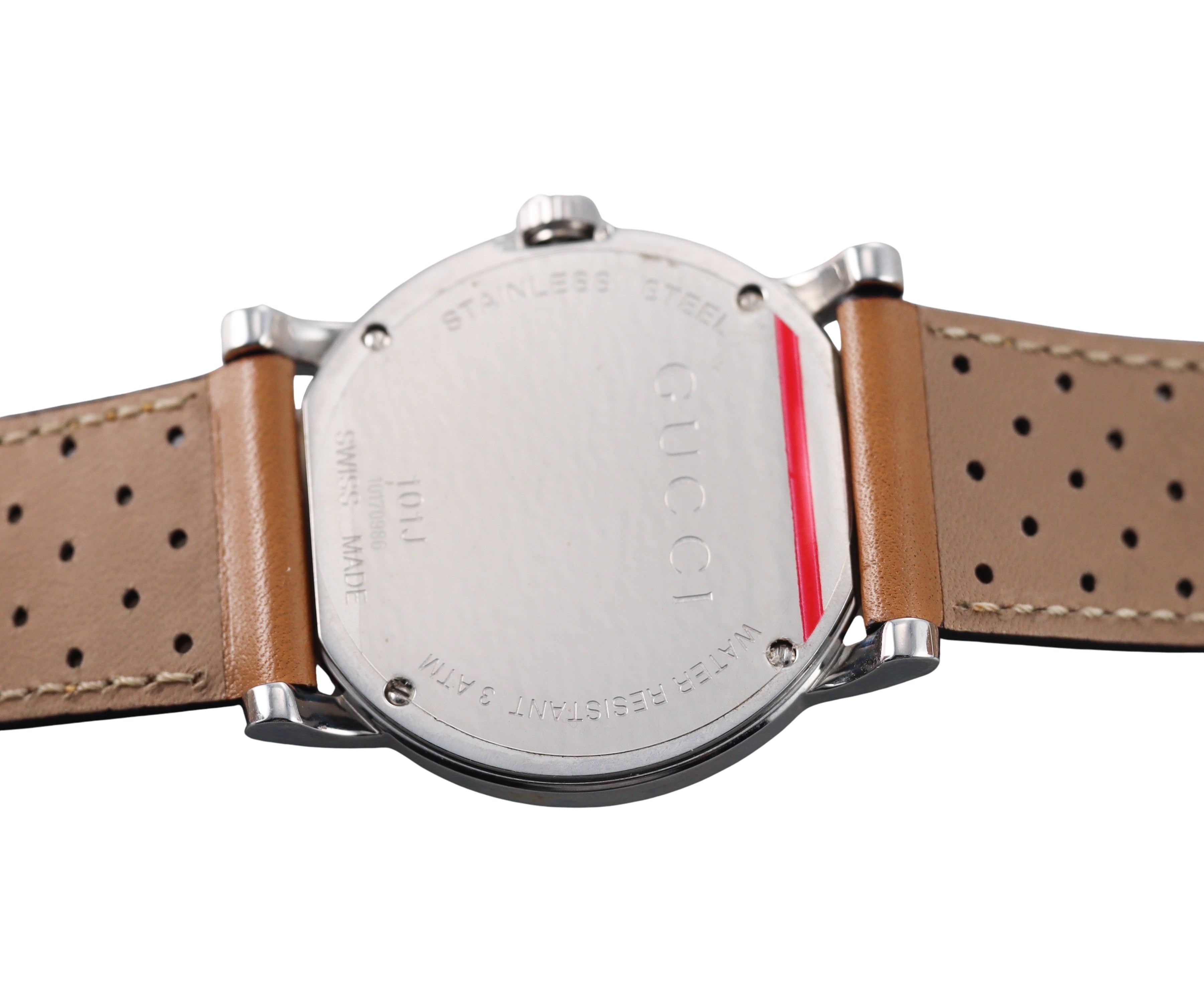 Gucci G-Watch Steel Silver Dial 35mm Watch YA101402