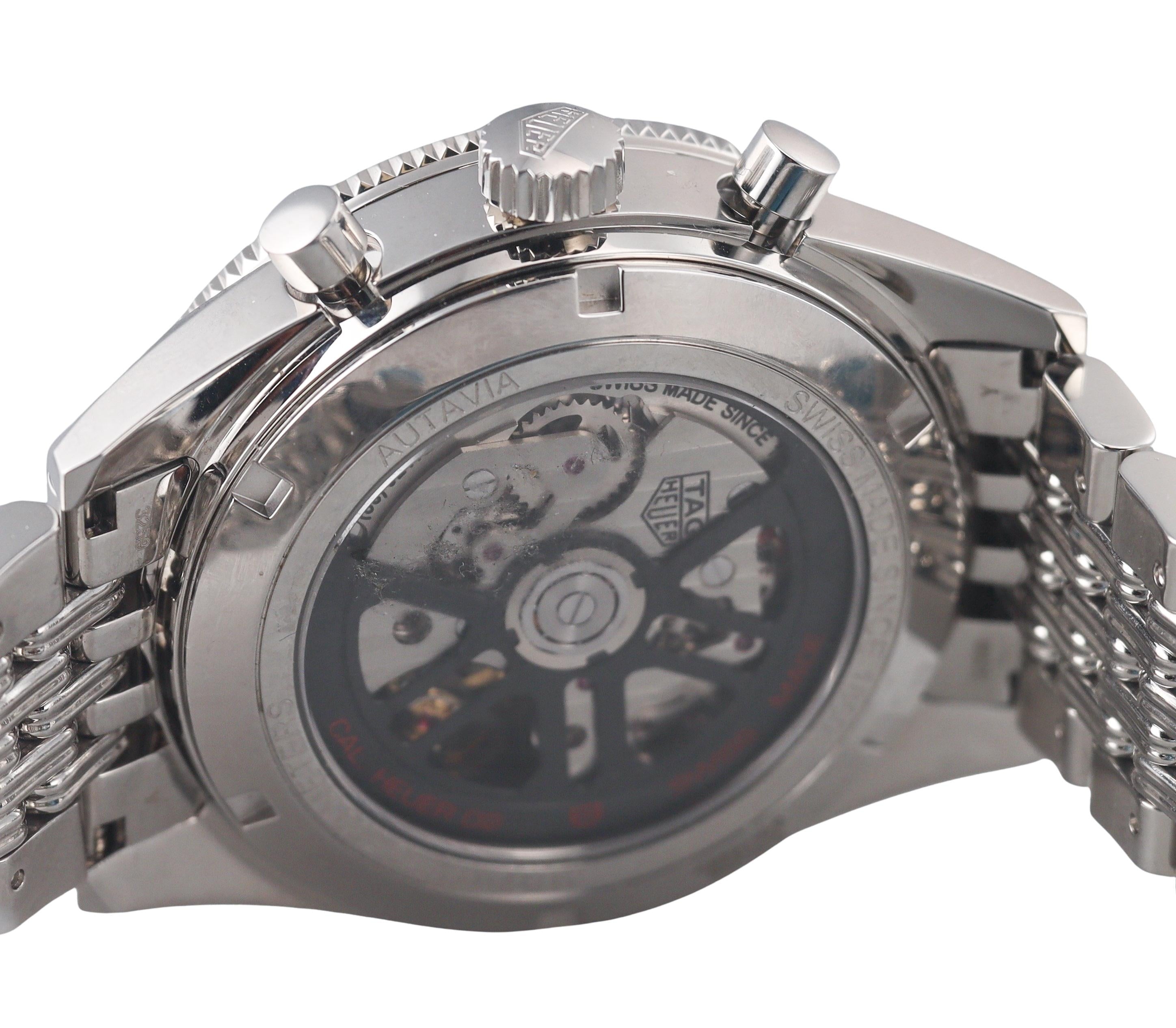 TAG Heuer Heritage Autavia Automatic Chronograph Watch CBE2110-0