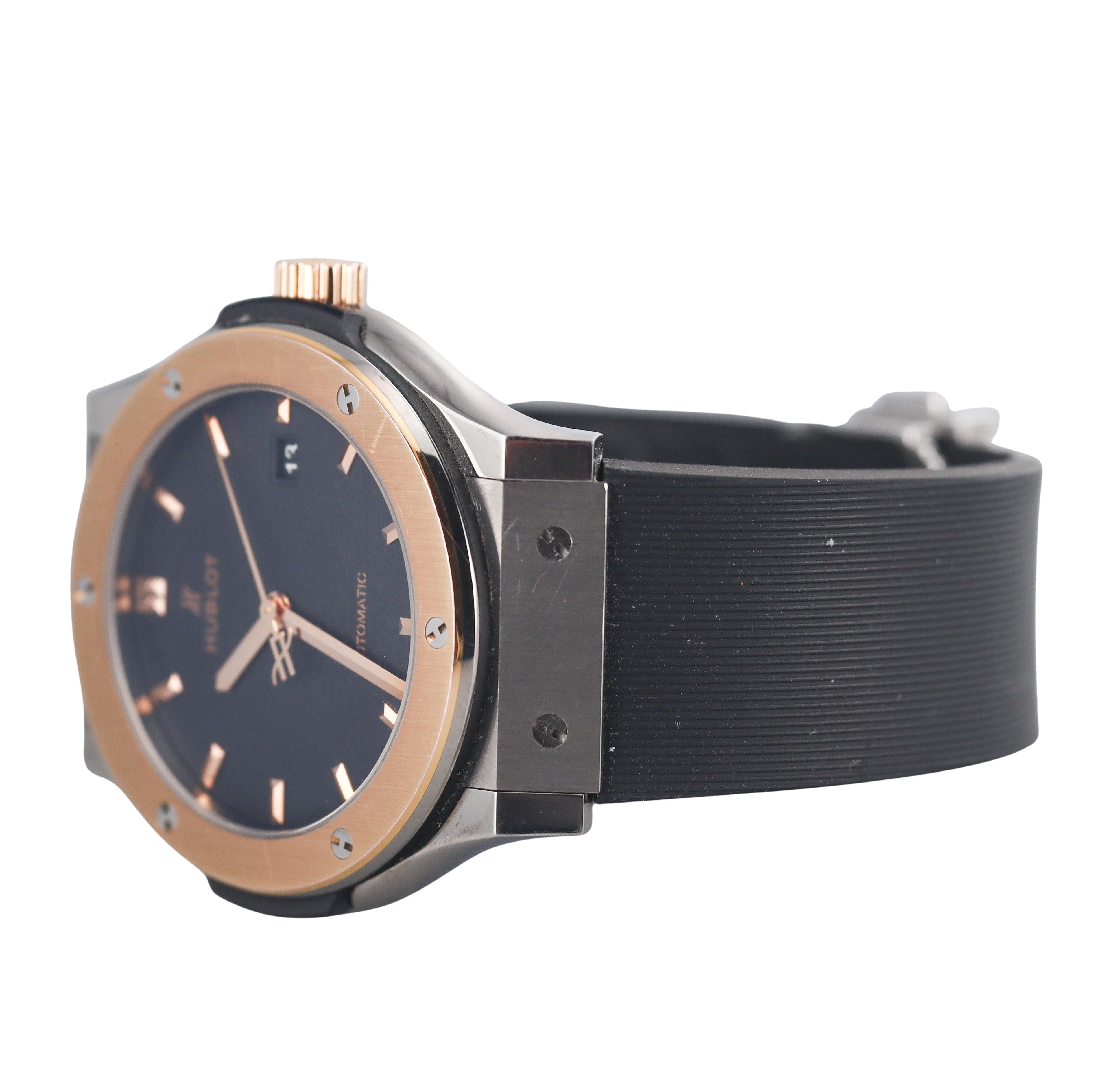 Hublot Classic Fusion Titanium King Rose Gold Automatic Watch 542.NO.1181.LR