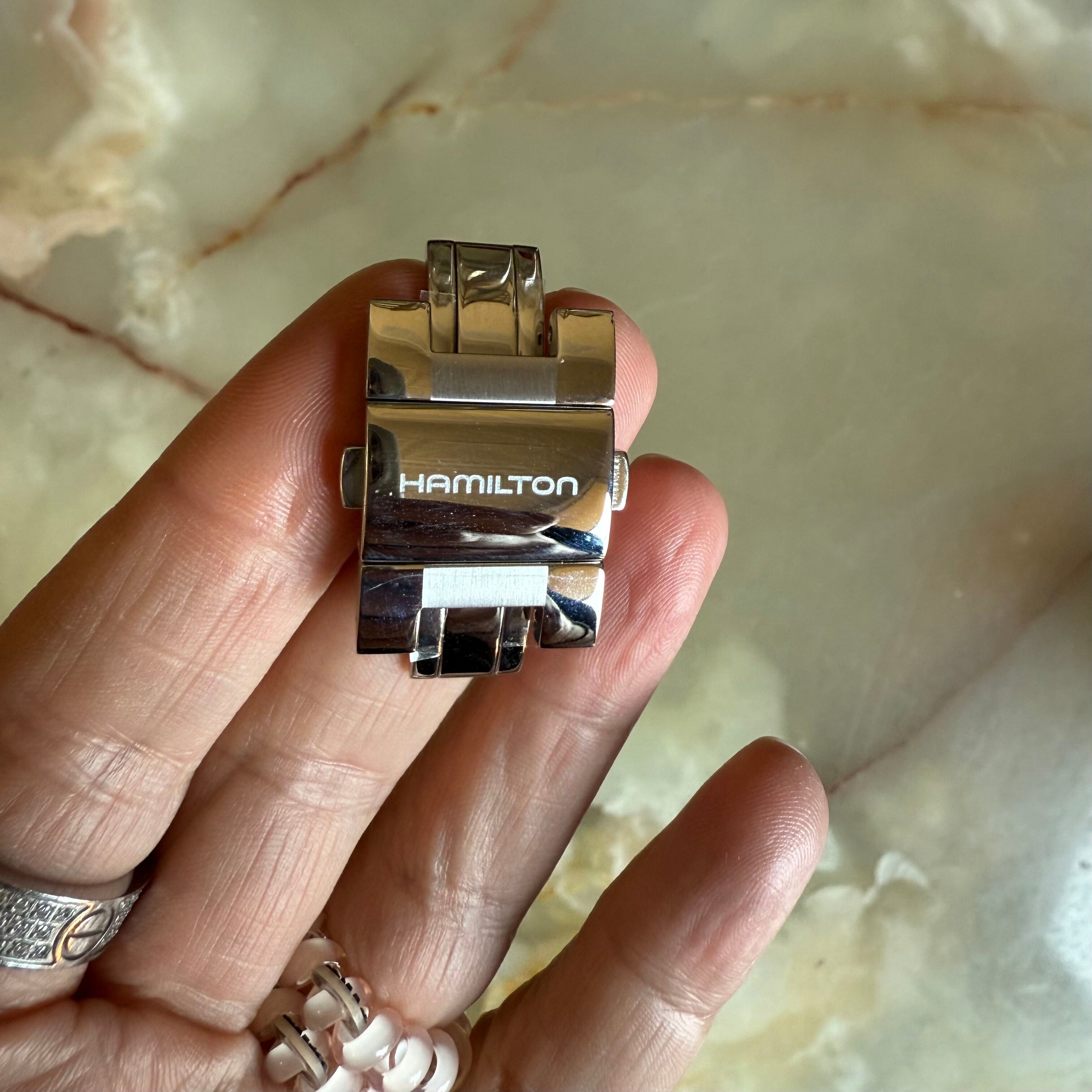 Authentic Hamilton Steel Deployant Buckle 20mm H605295100