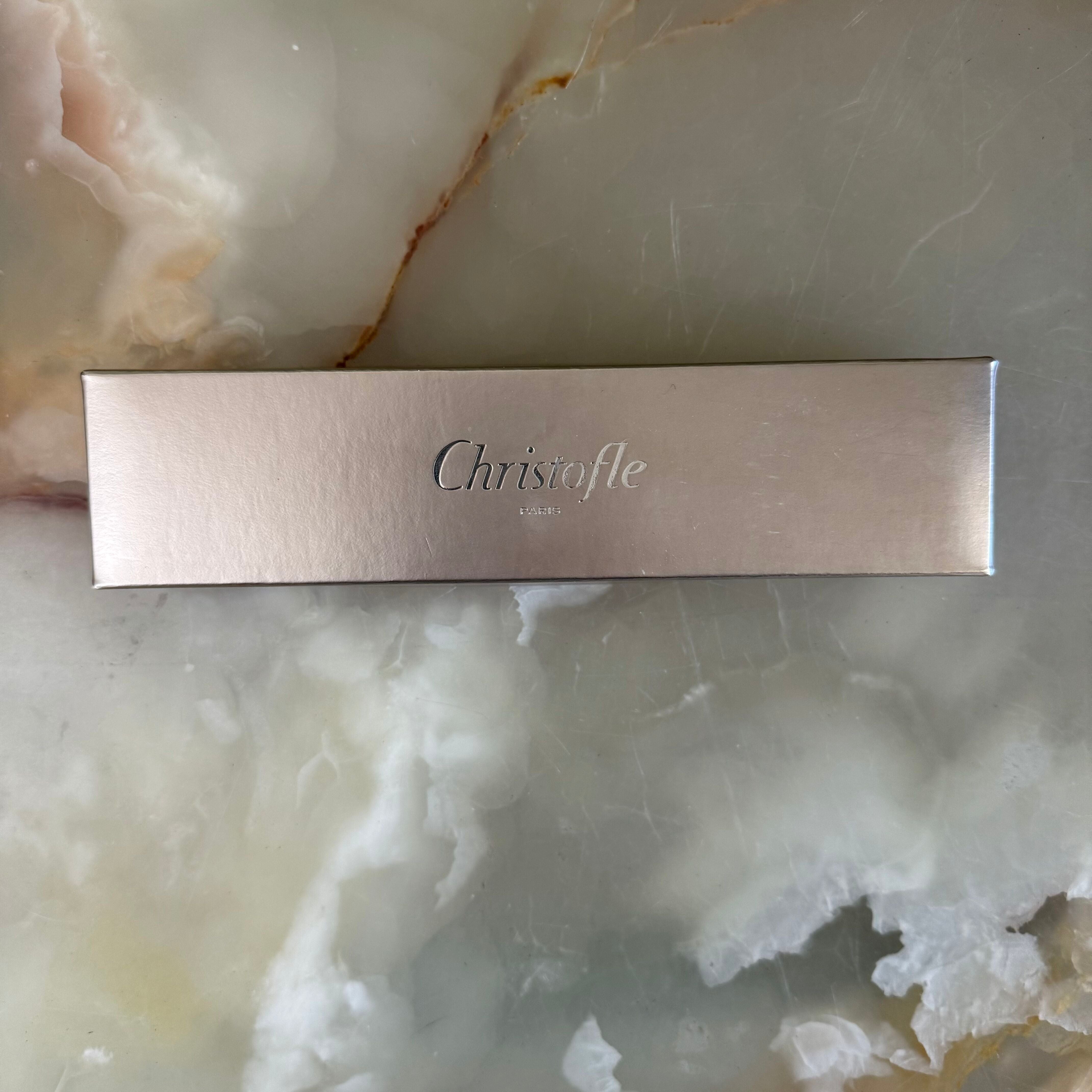 Christofle Aria Gold Ring Silver Plated Fish Knife Set of 6