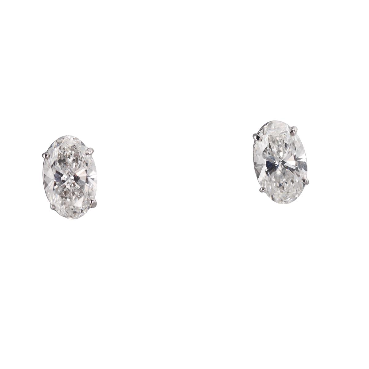 14k Solid Gold Lab Grown 11.16ctw F /VS2 Diamond Stud Earrings