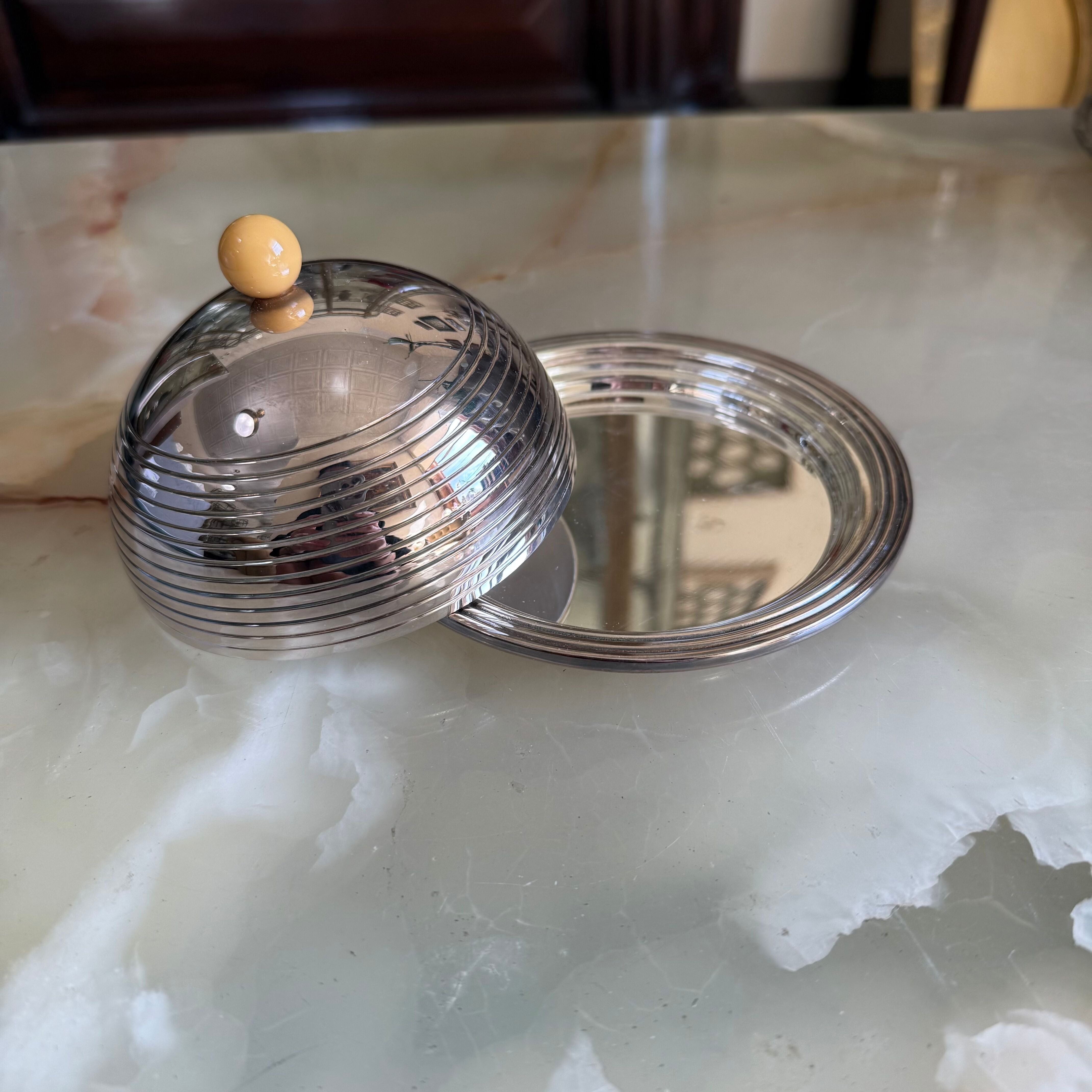 Puiforcat Silver Plated Butter Dish