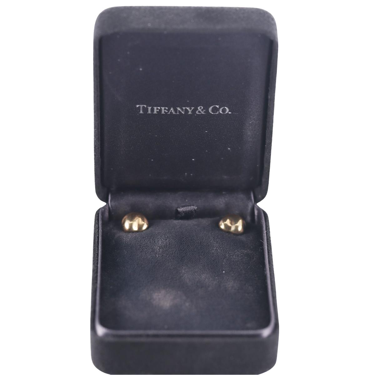 Tiffany & Co 18k Nugget Stud Earrings