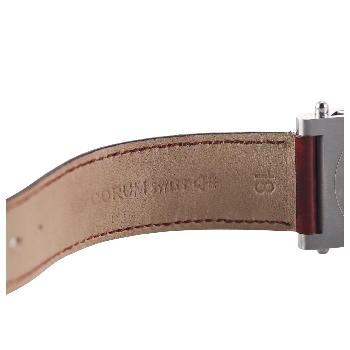 Corum Tabogan Pink Dial Stainless Steel Watch 64.151.20