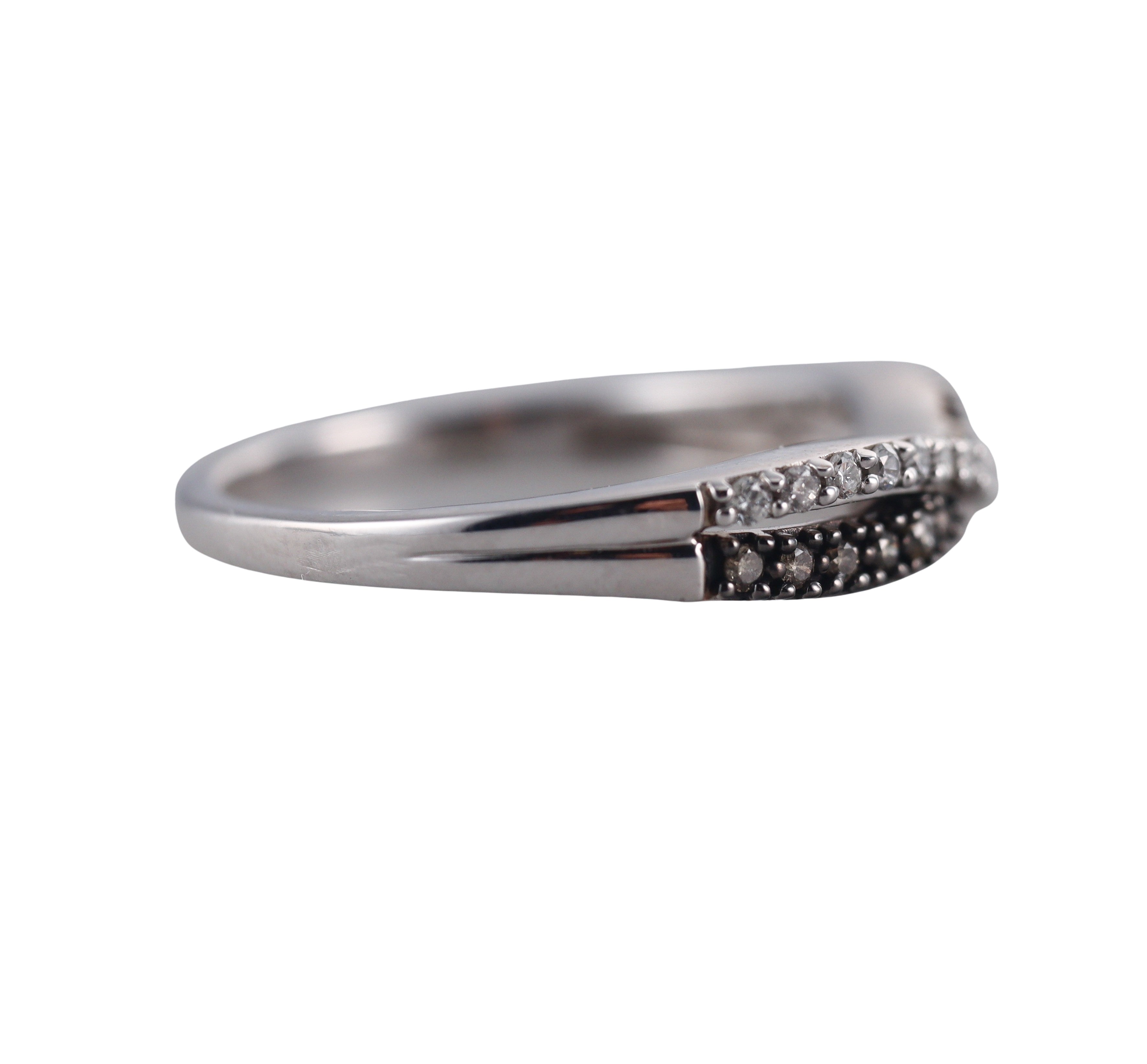 Kallati White Gold Fancy Diamonds Ring