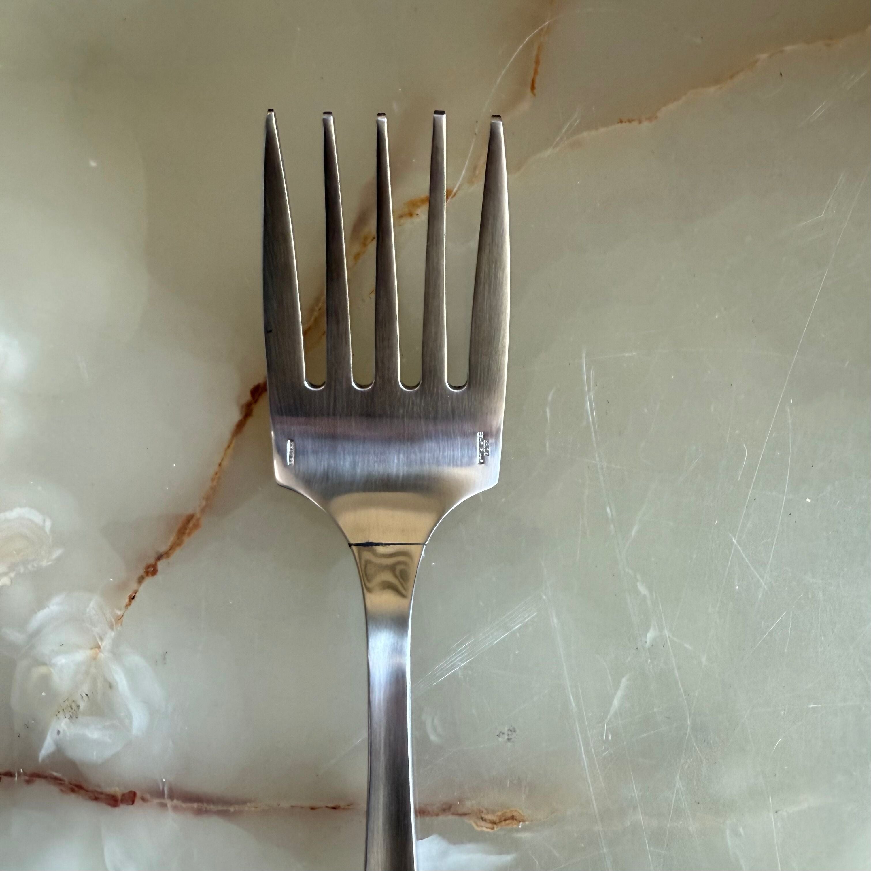 Christofle Alpha Stainless Steel Serving Fork Large 2414007