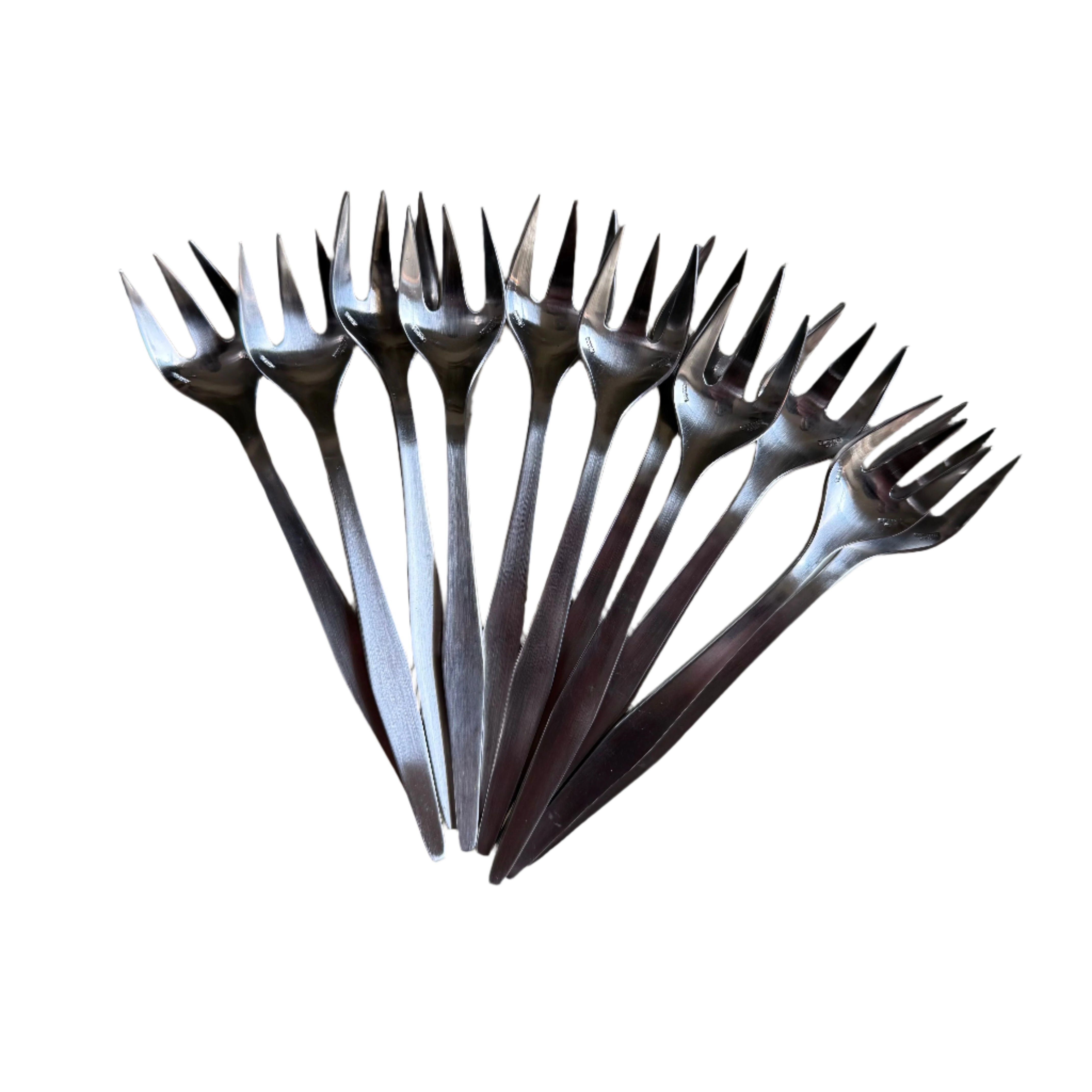 Christofle Alpha Stainless Steel Oyster Fork Set of 12 2414048