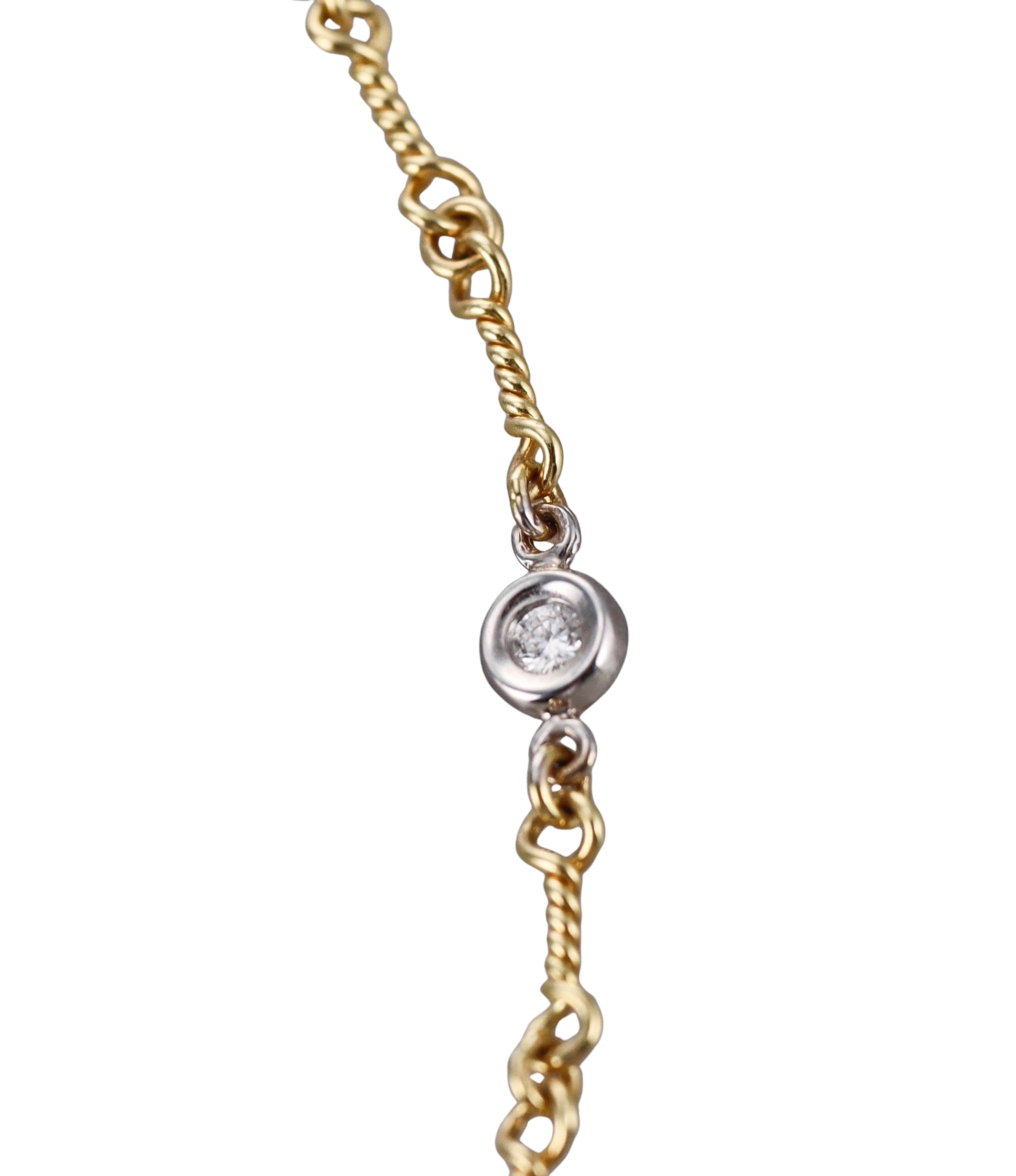 Roberto Coin Diamond Gold Chain Necklace