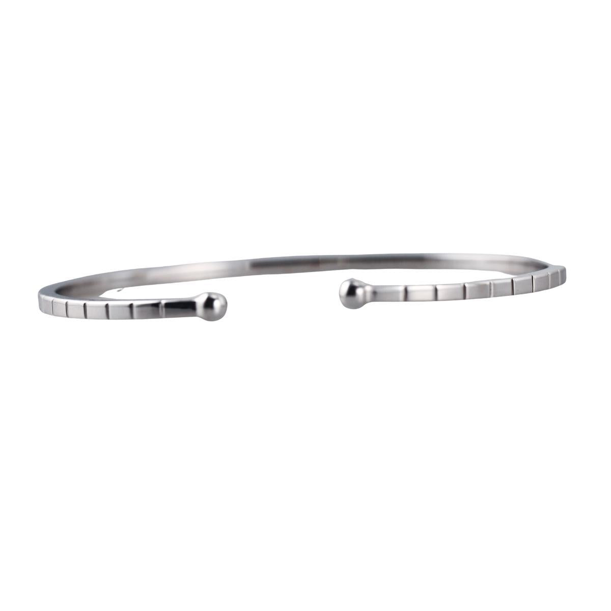 Marli 18k White Gold Diamond Cuff Bracelet