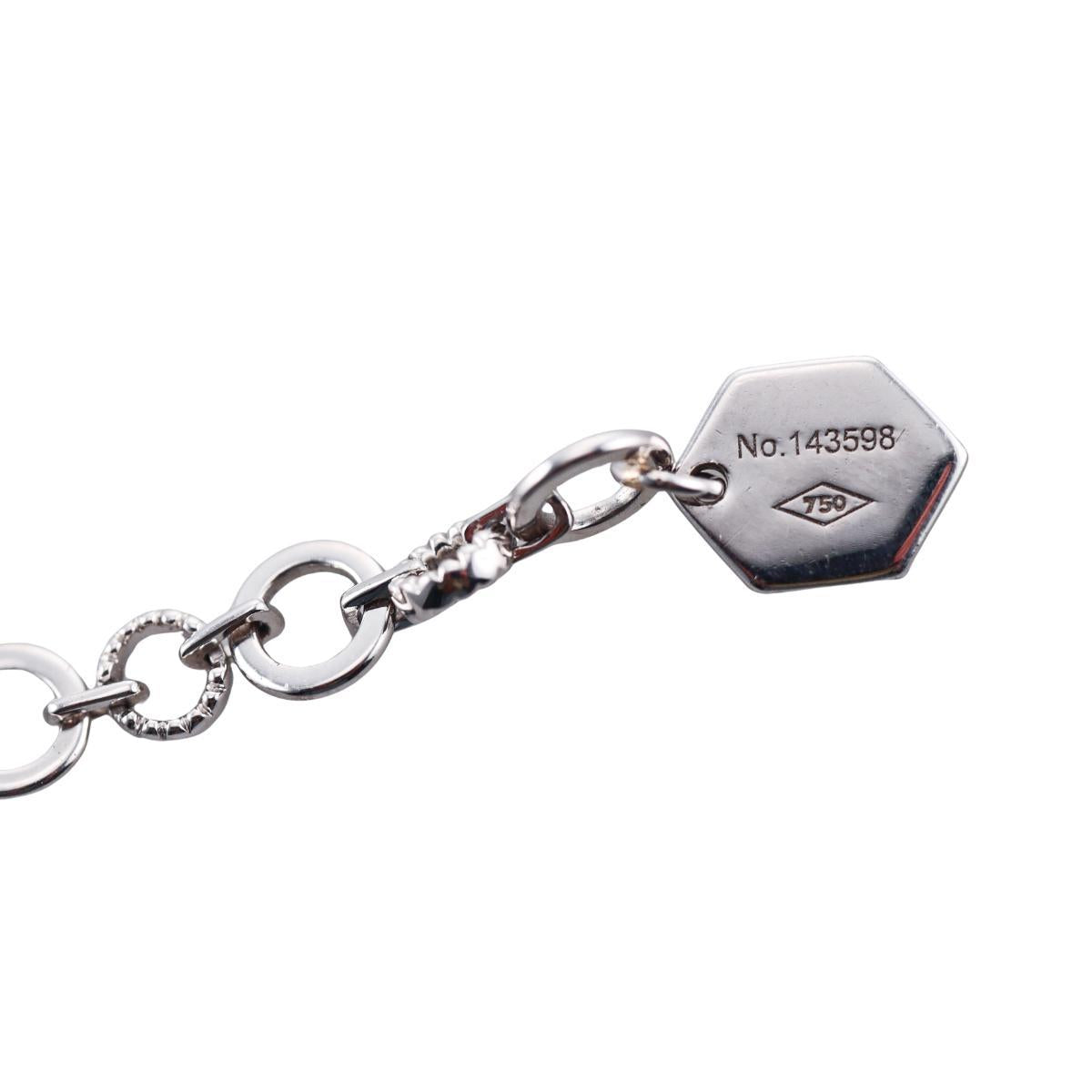 Marli 18k White Gold Diamond Bracelet