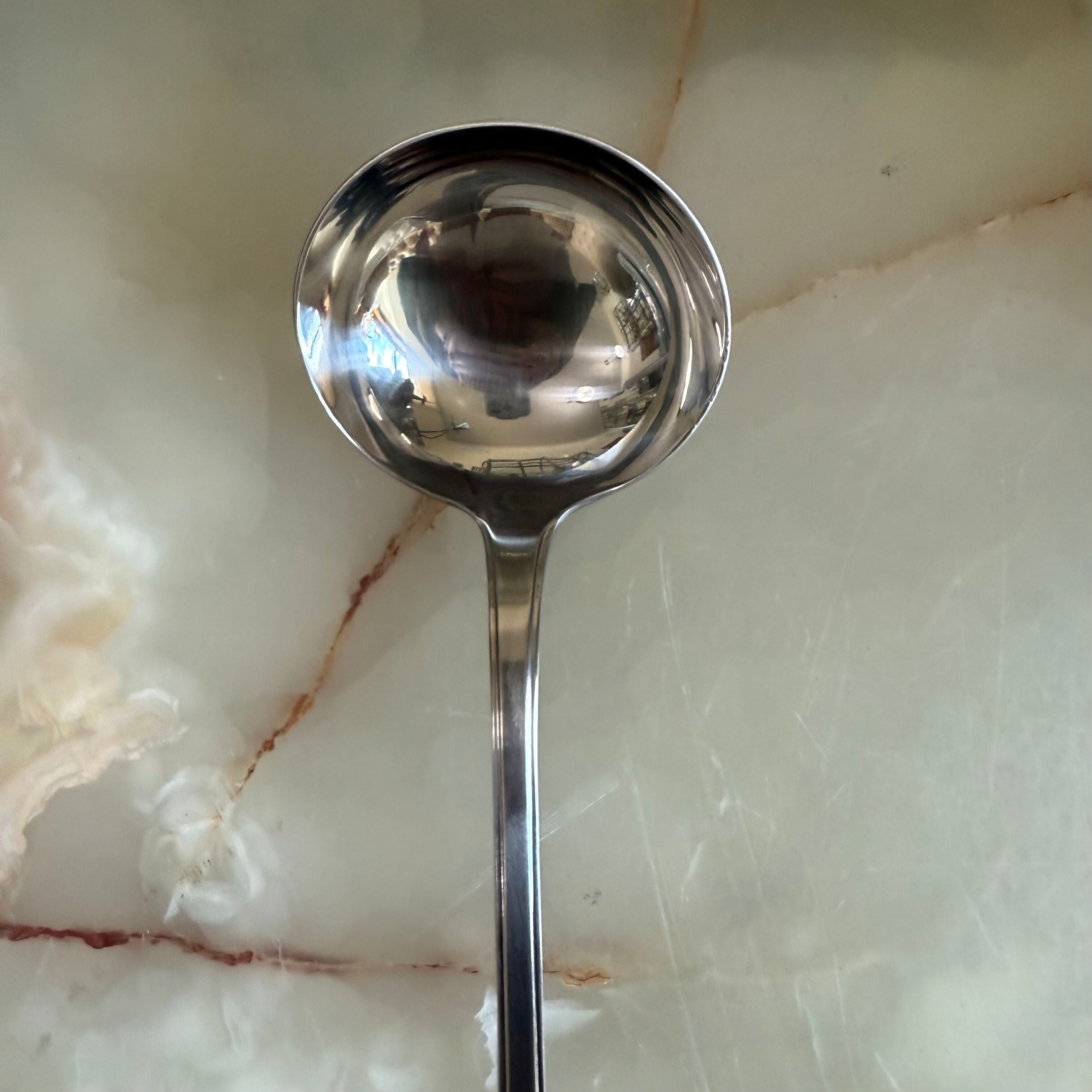 Christofle Capricorne Stainless Steel Soup Ladle