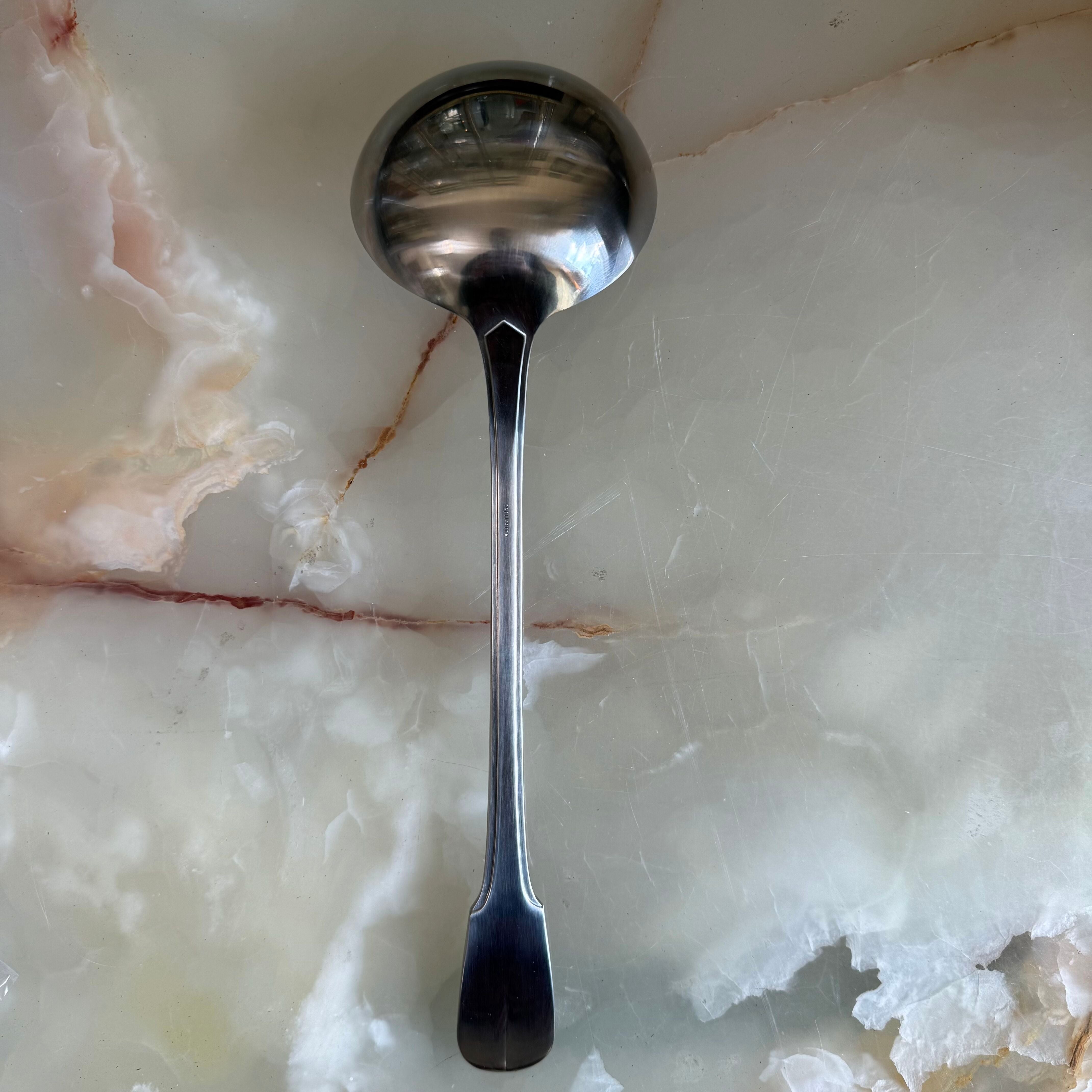 Christofle Capricorne Stainless Steel Soup Ladle