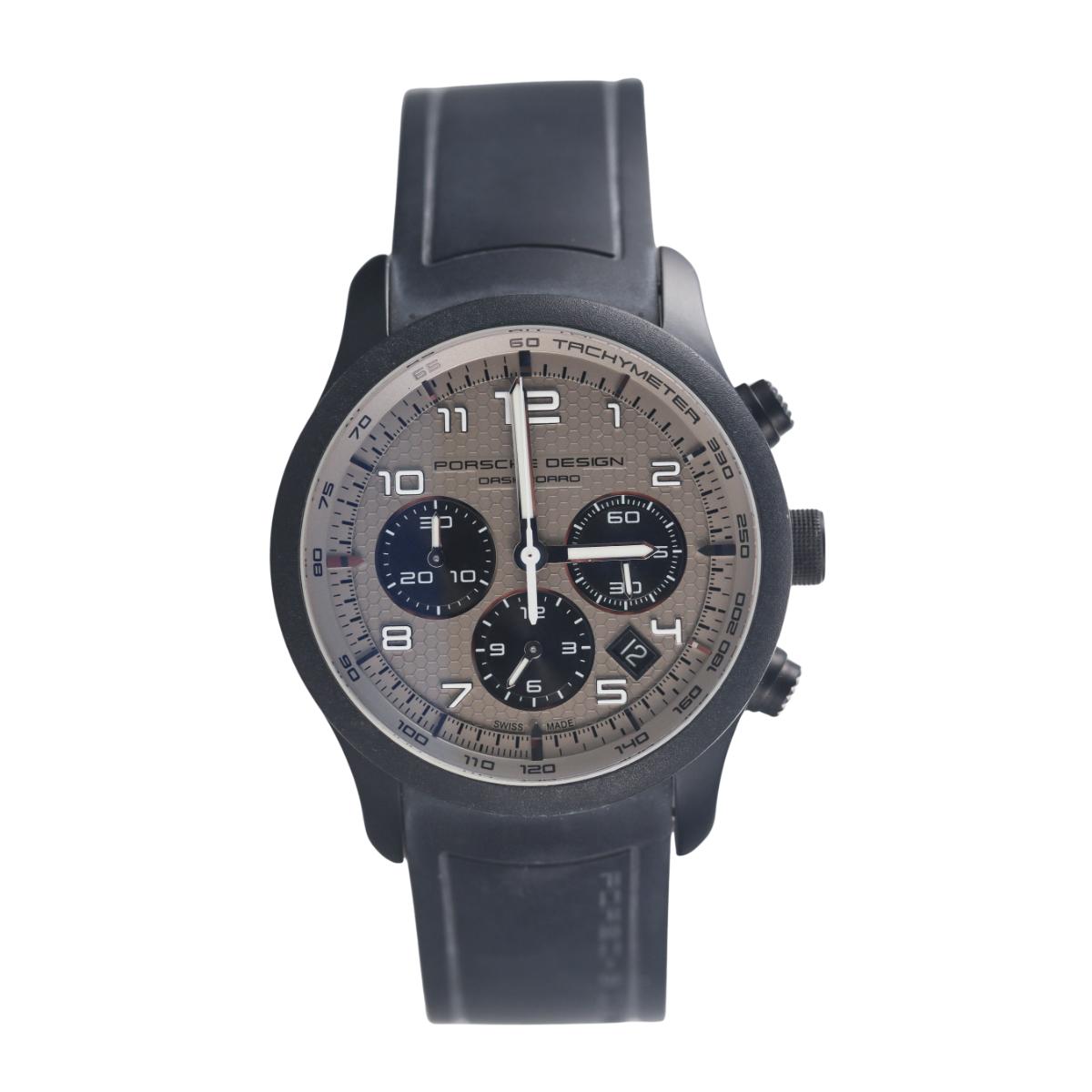 Porsche Design Dashboard Titanium Rubber Band Automatic Watch 6612.17/3