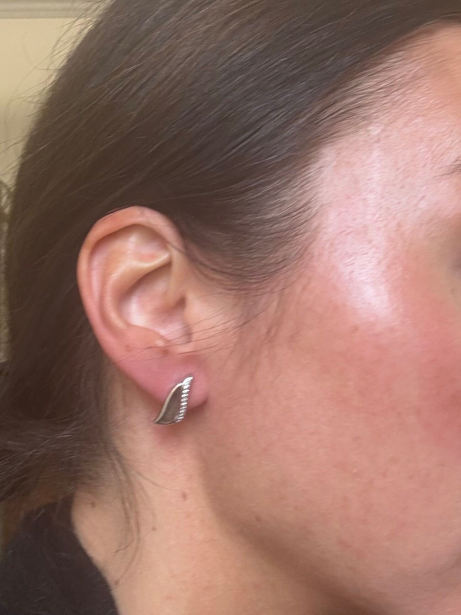 Kabana 14K White Gold Mother of Pearl Diamond Earrings