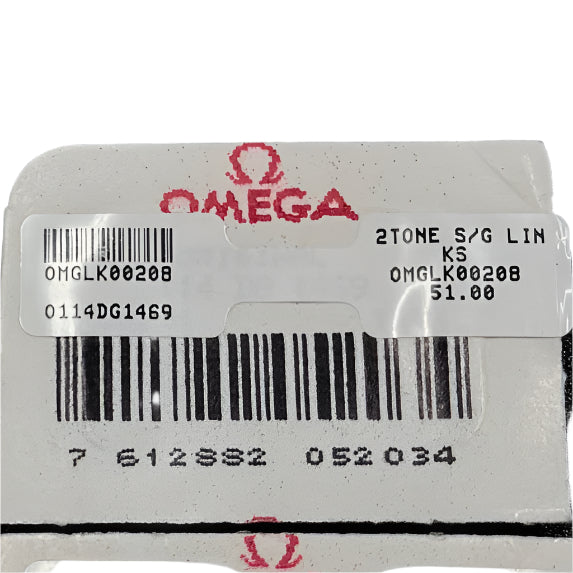 Authentic Omega Speedmaster 16mm Stainless Steel & 18k Gold Links 114DG1469