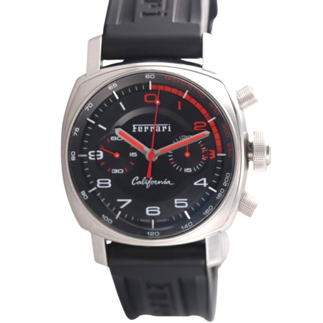 Panerai Ferrari California Flyback Steel Automatic Watch BB1384809