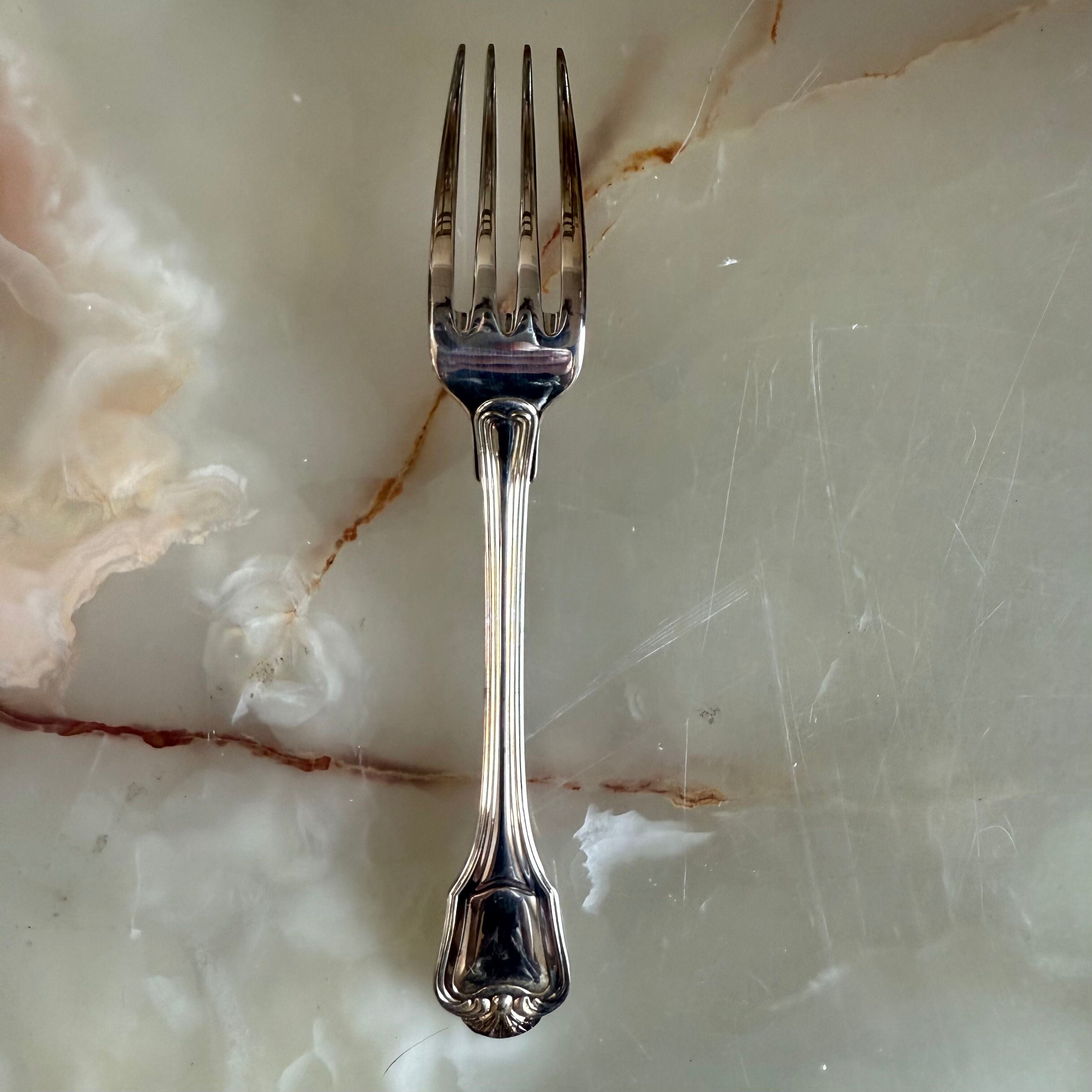 Christofle Port Royal Silver Plated Dinner Fork Set of 5