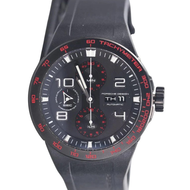 Porsche Design Flat Six Chronograph Titanium Automatic Watch P6340.41
