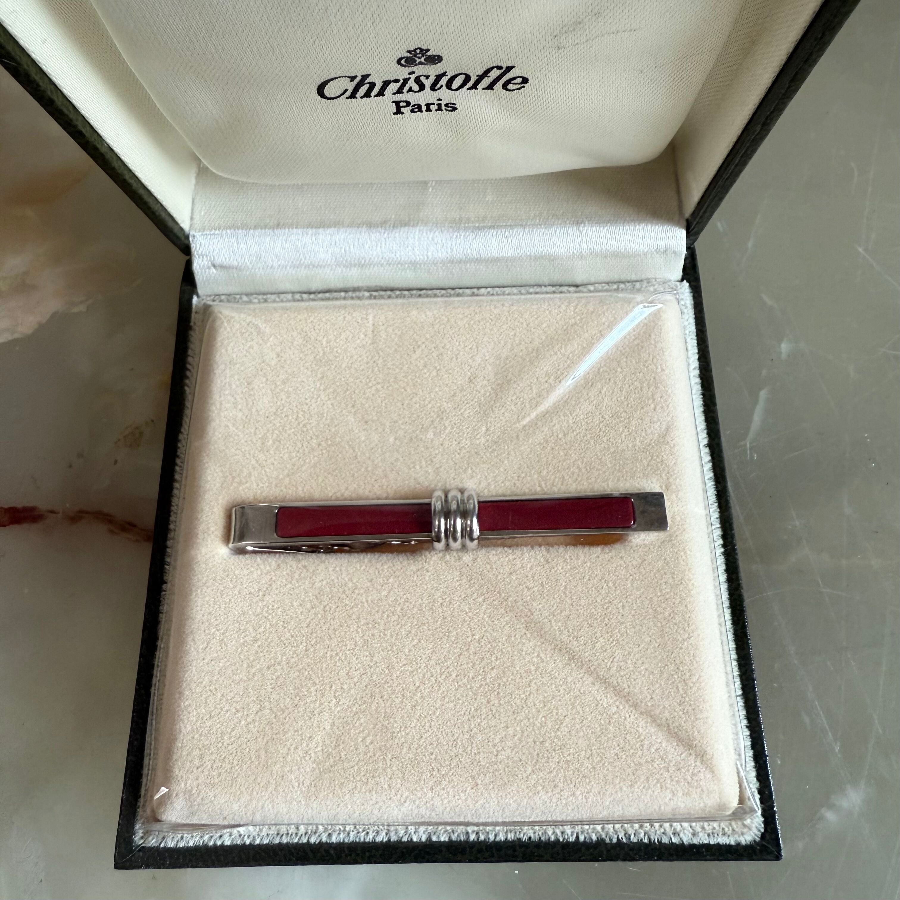 Christofle Silver Plated Tie Clip Crocodile 4254890