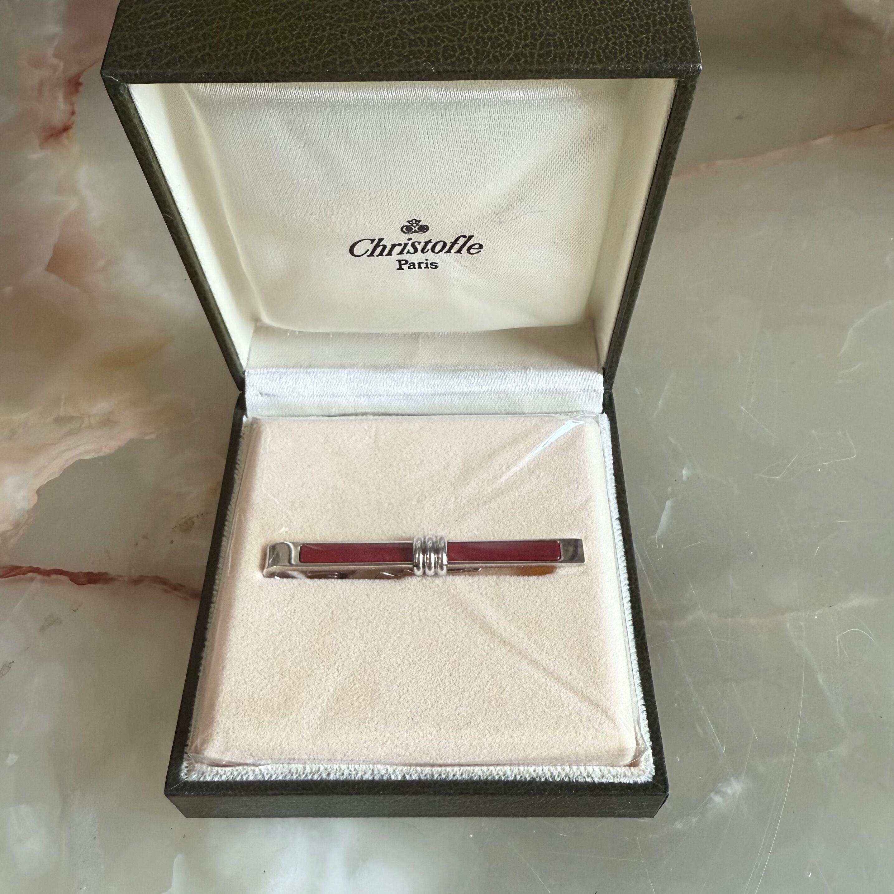 Christofle Silver Plated Tie Clip Crocodile 4254890