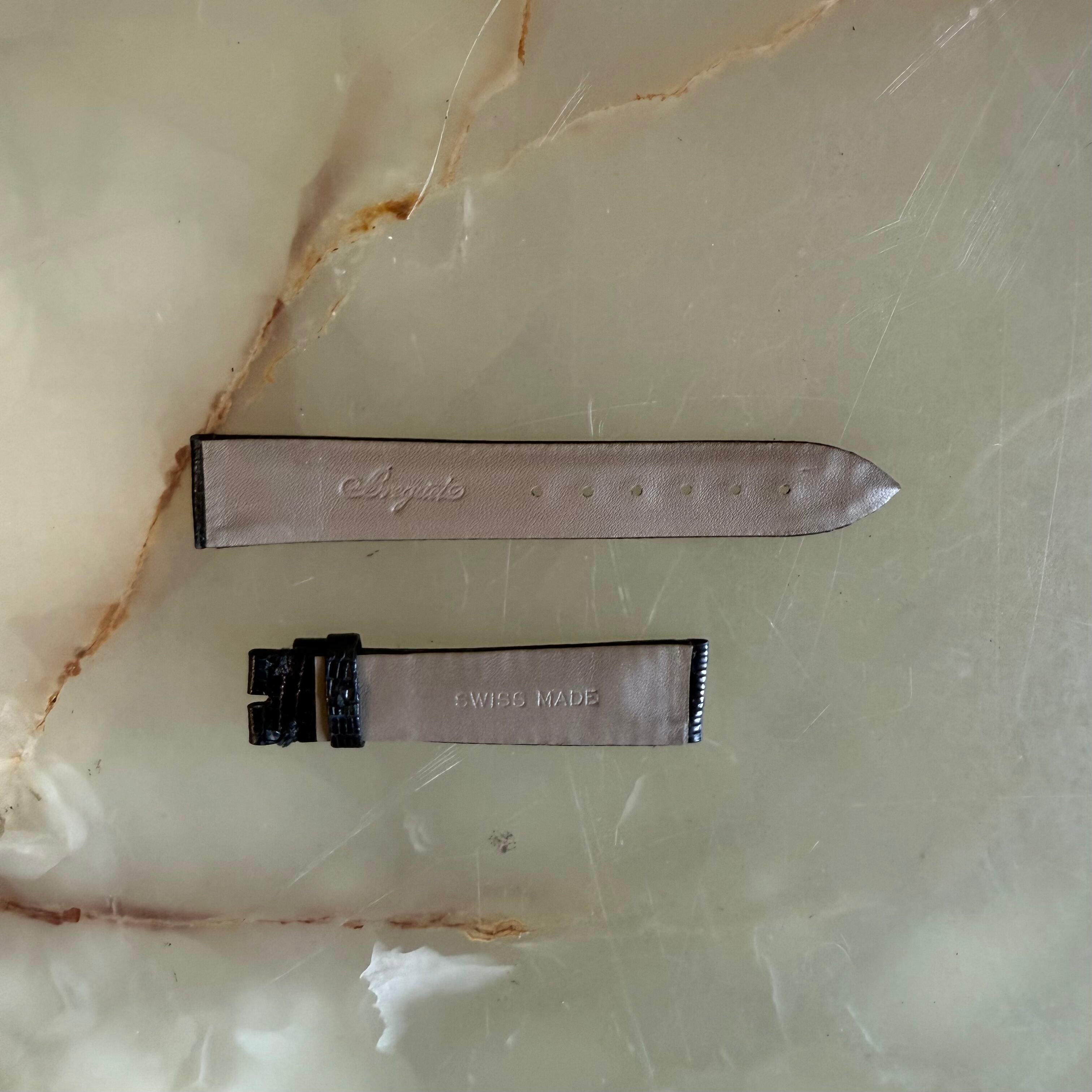 Authentic Breguet Back Lizard Watch Strap Band 18mm