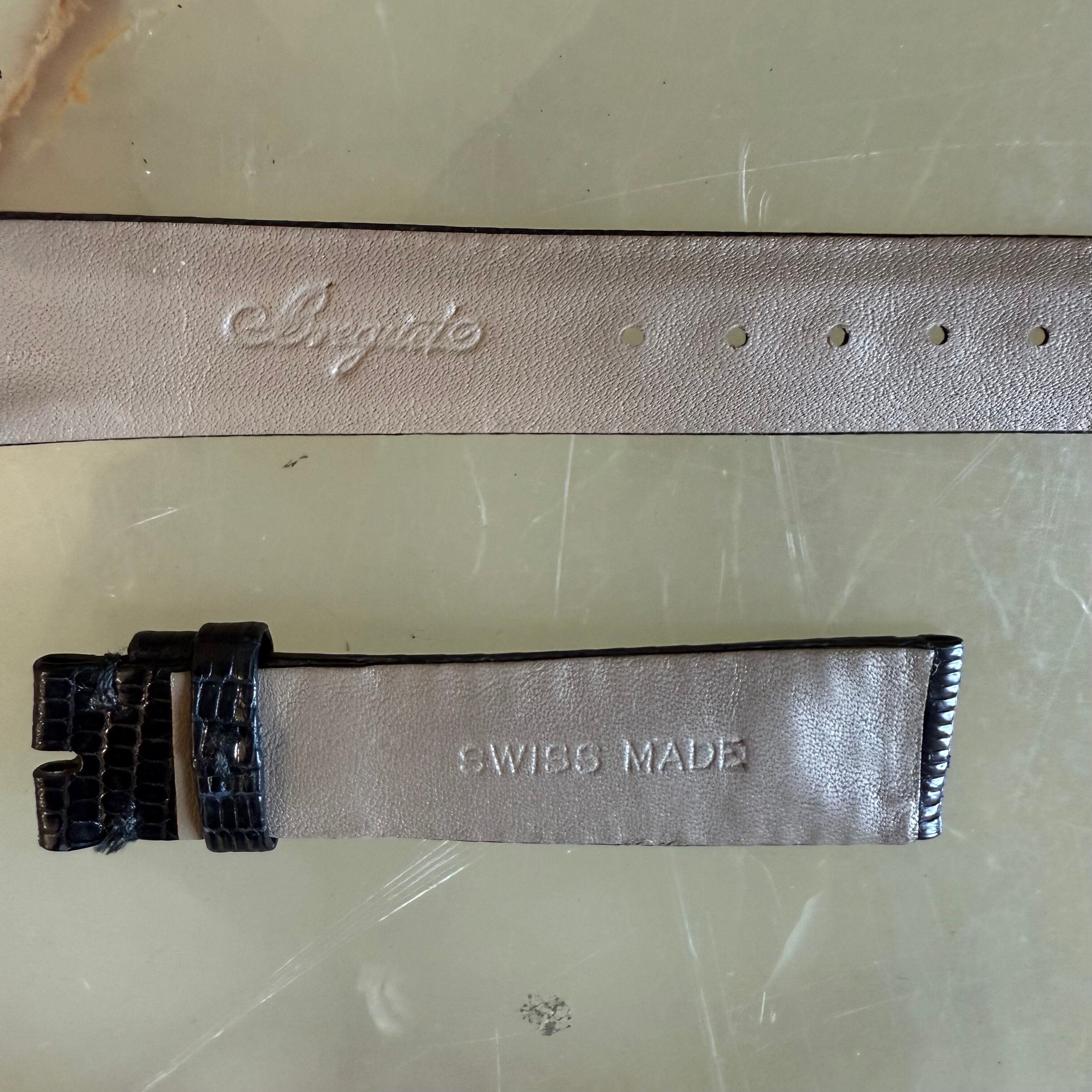 Authentic Breguet Back Lizard Watch Strap Band 18mm