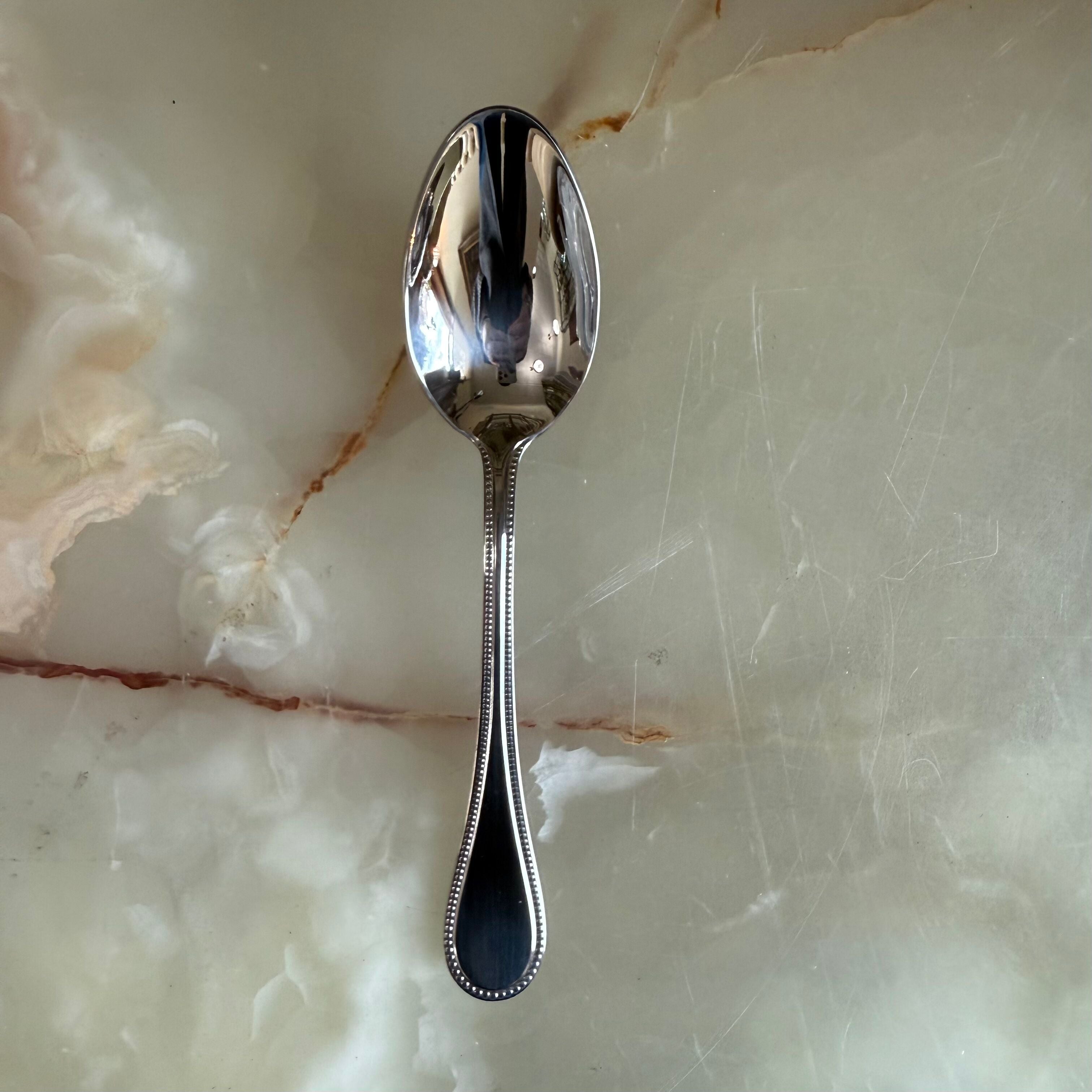 Christofle Mimosa Oval Dessert /Soup Spoon Set of 12