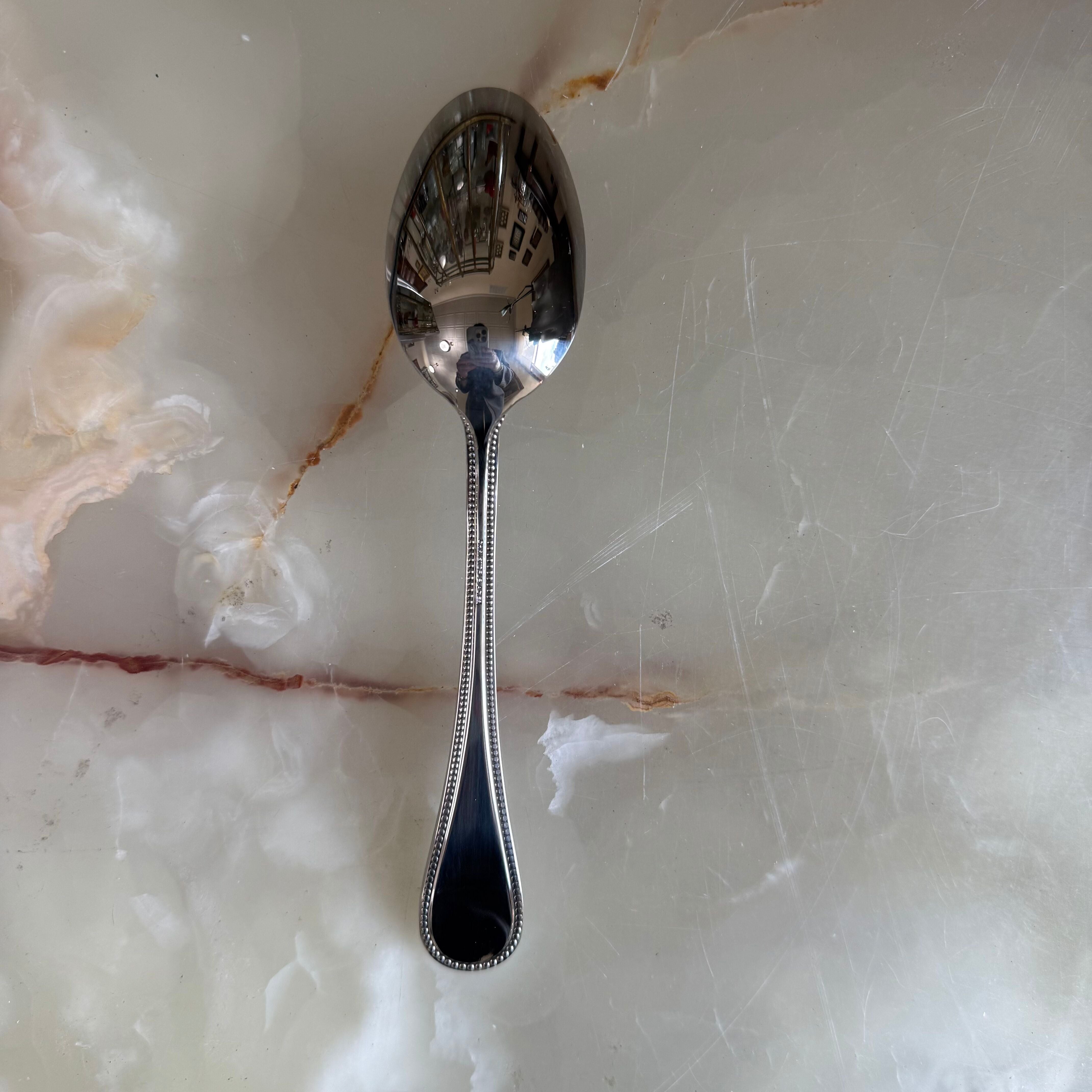 Christofle Mimosa Oval Dessert /Soup Spoon Set of 12