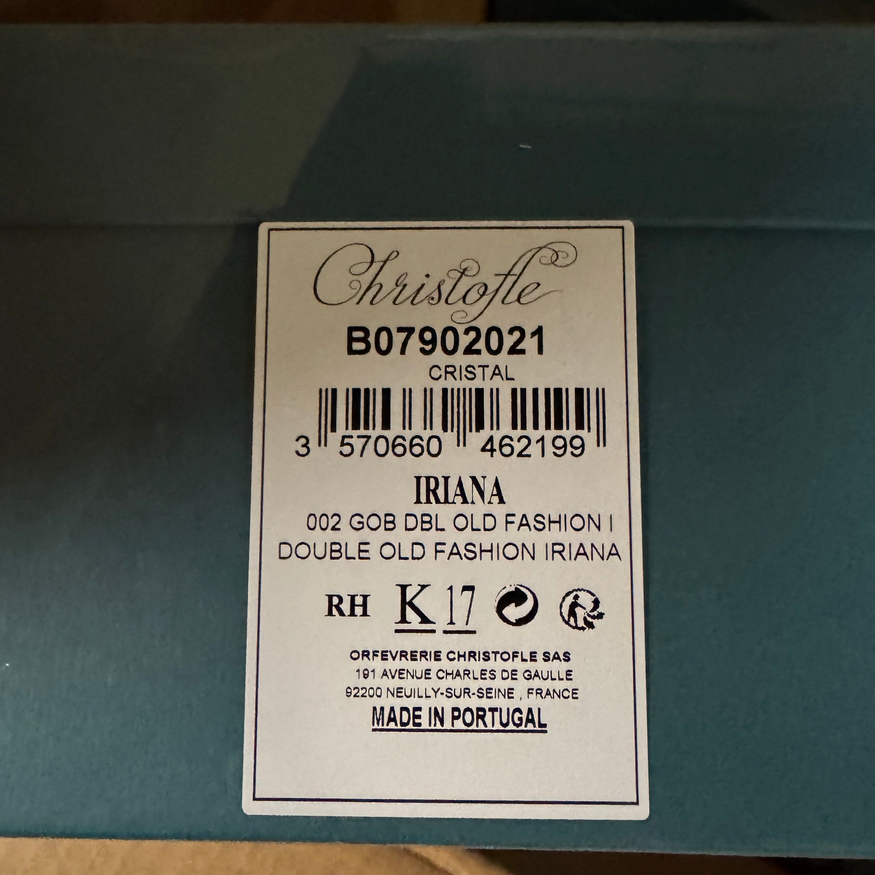 Christofle Iriana Double Old Fashion Tumbler Set of 2 B07902021