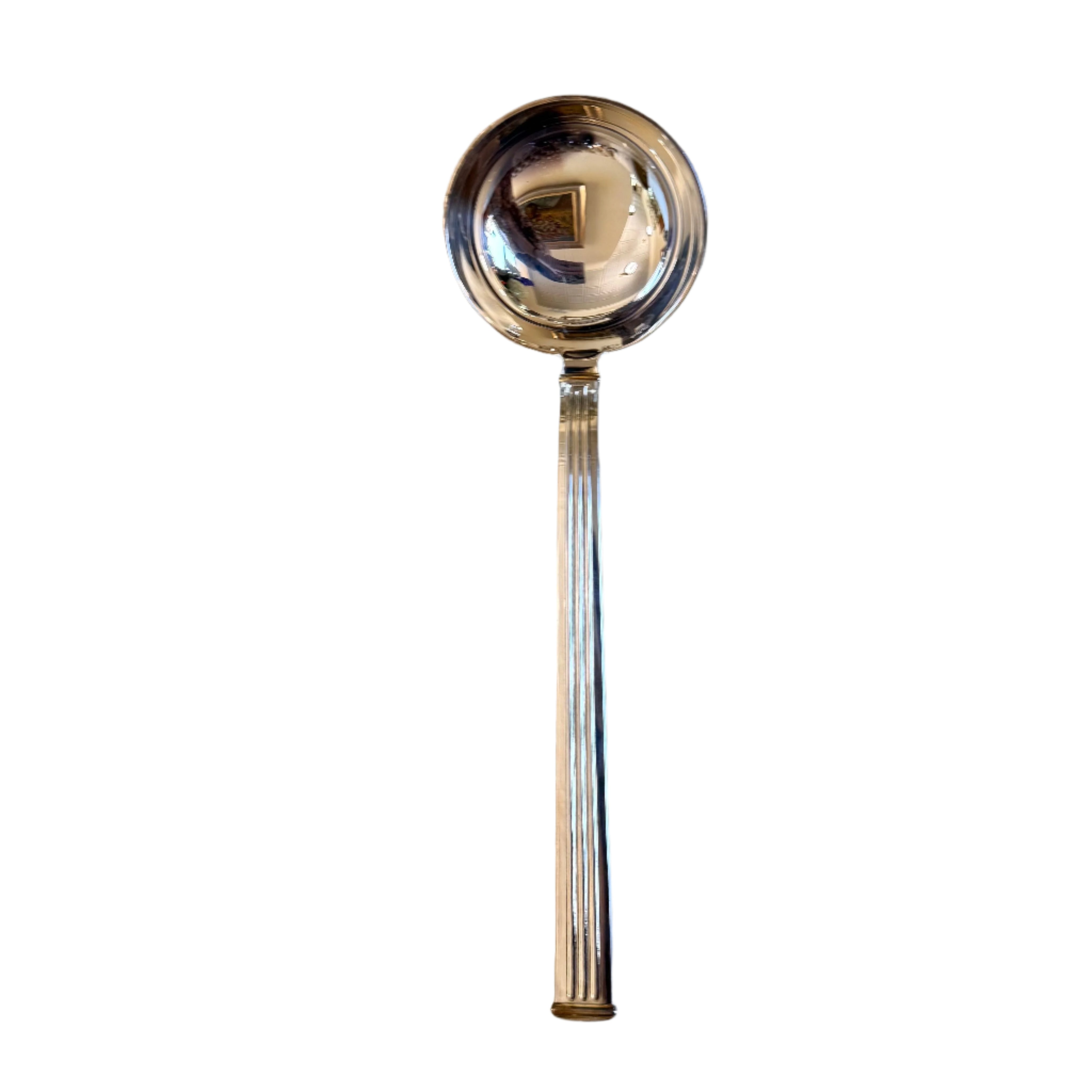Christofle Triade Gold Rings Silver Plated Soup Ladle 1036005